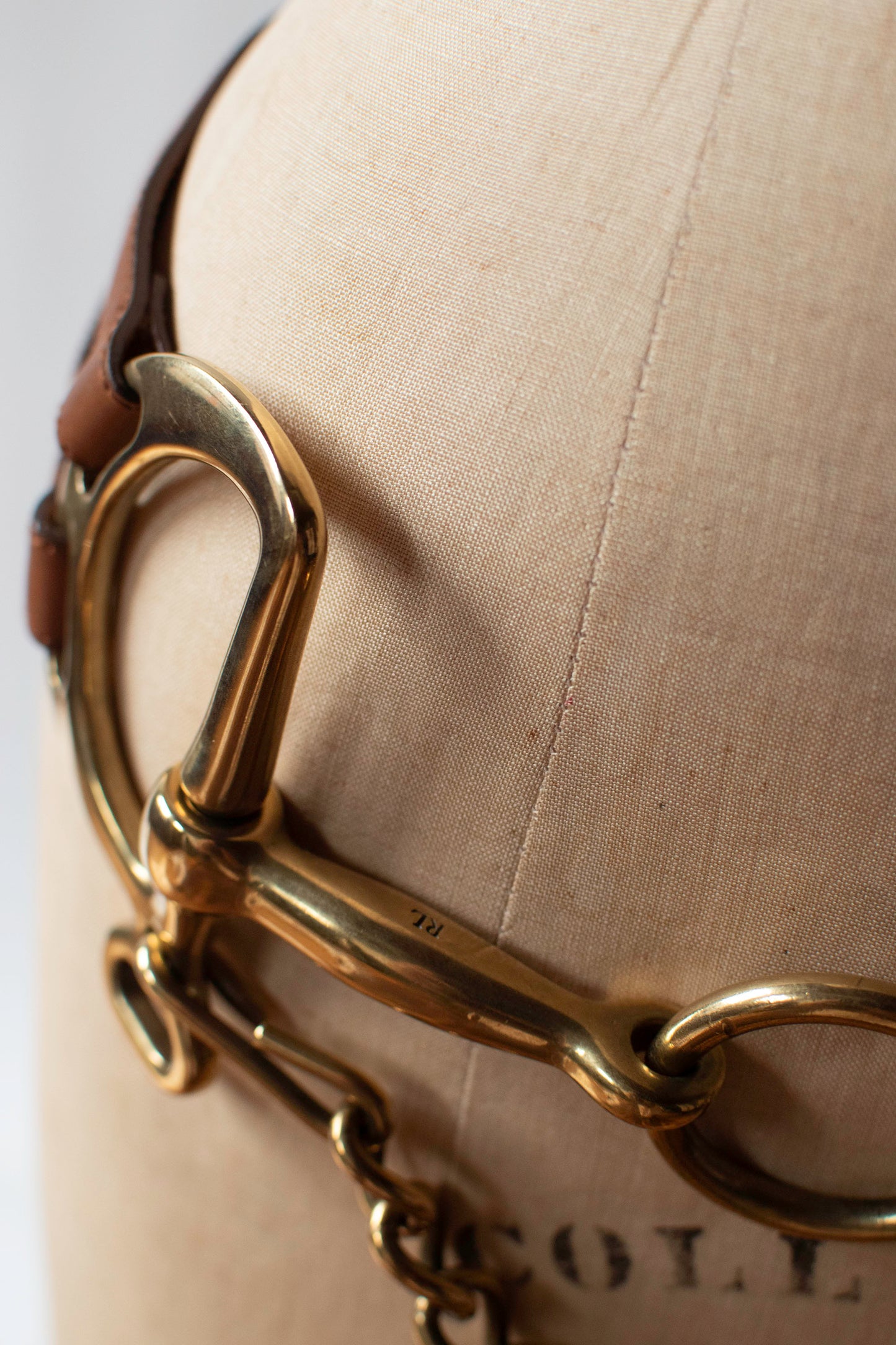 Horsebit Leather Belt Ralph Lauren FW 2006