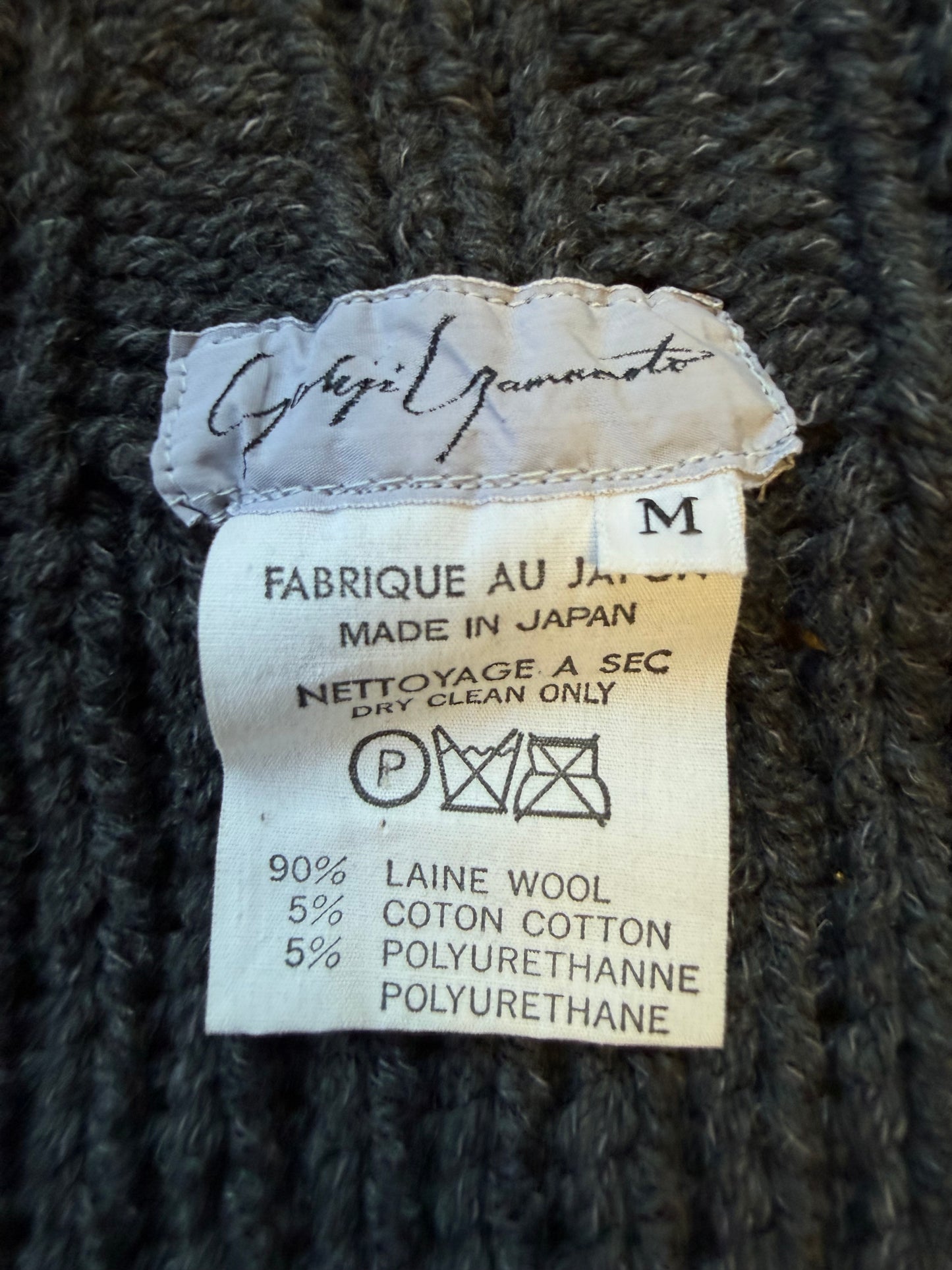 Color Block Sweater | Yohji Yamamoto FW 1984