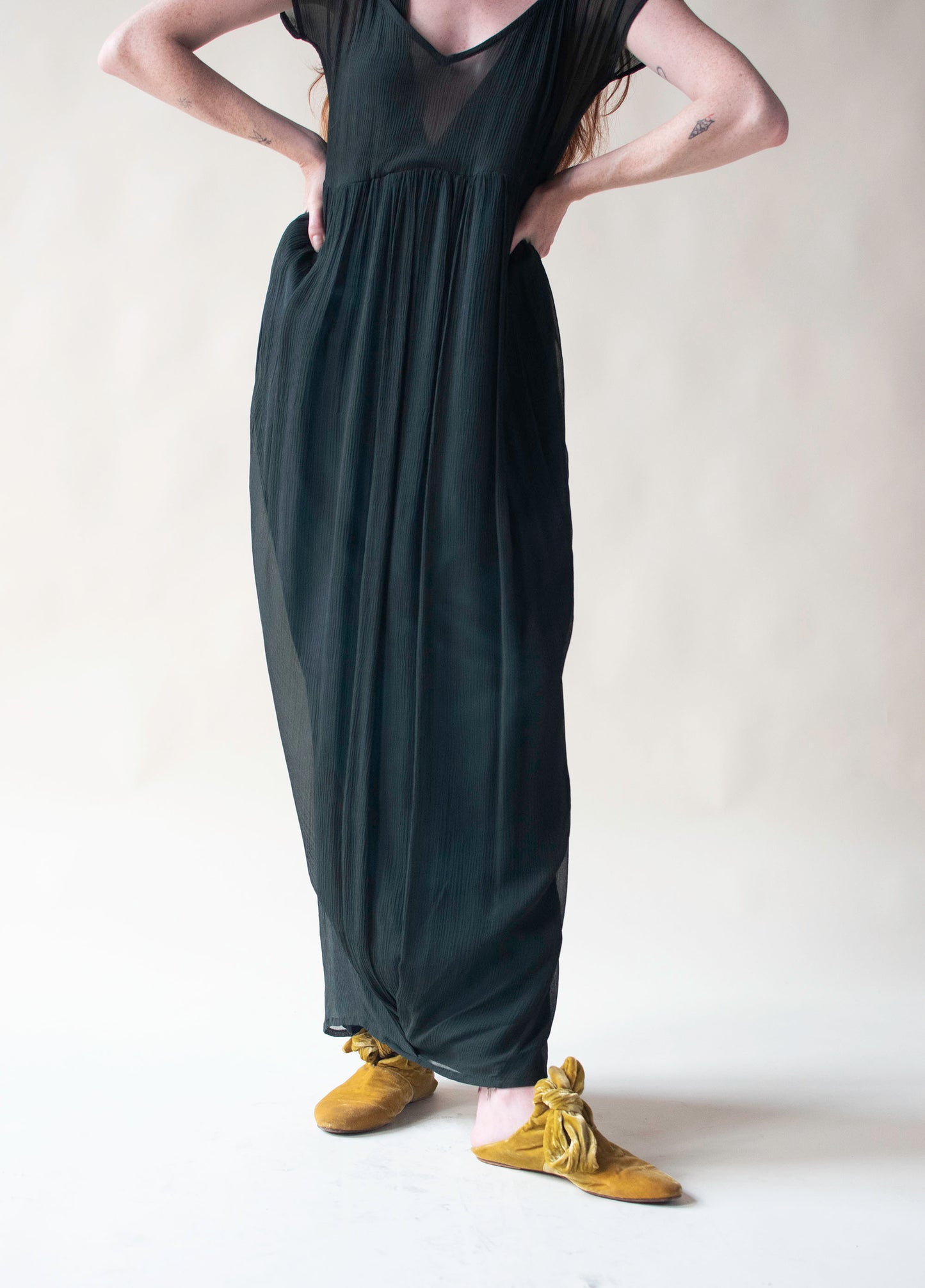 1990s Chiffon Dress | Romeo Gigli