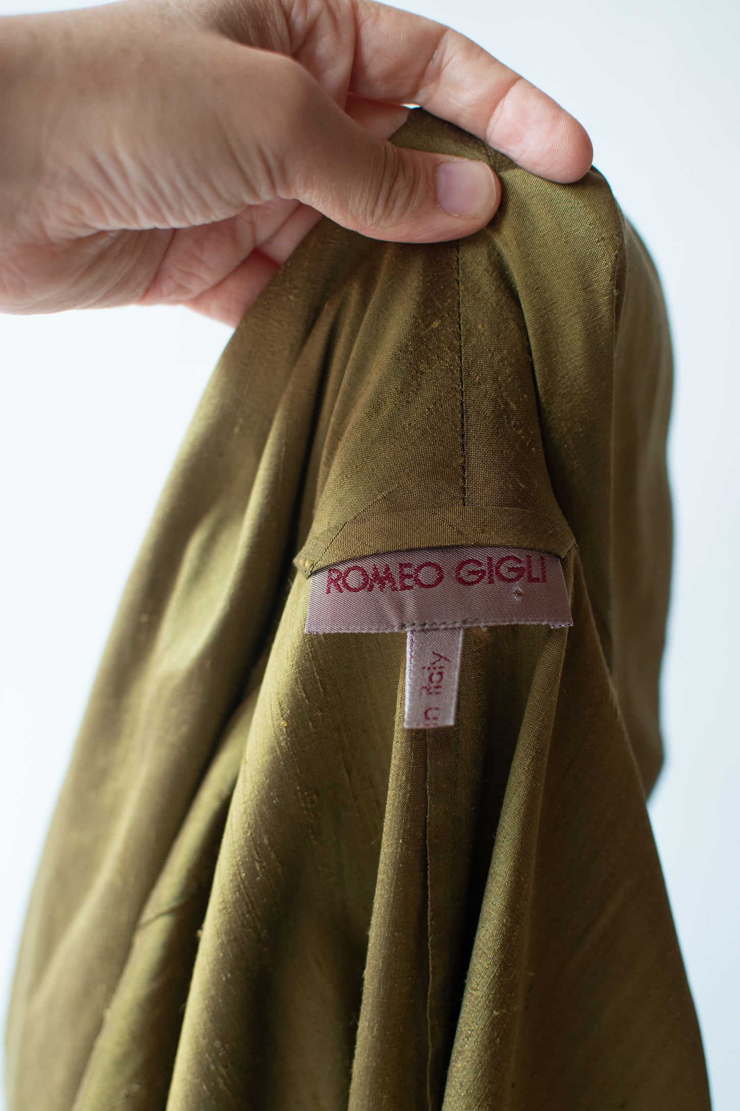 Green Silk Jacket | Romeo Gigli SS1990