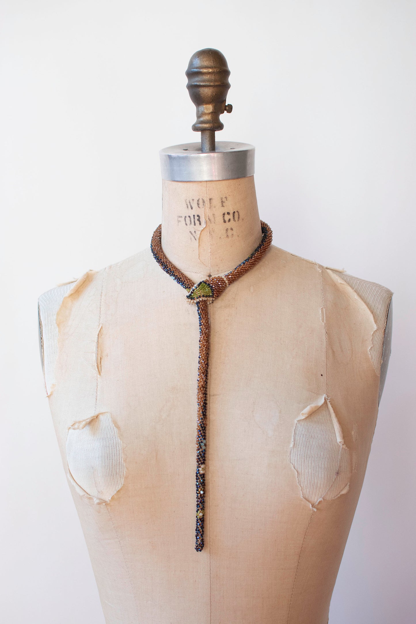 Bead Crochet Snake | Oil Slick Flower