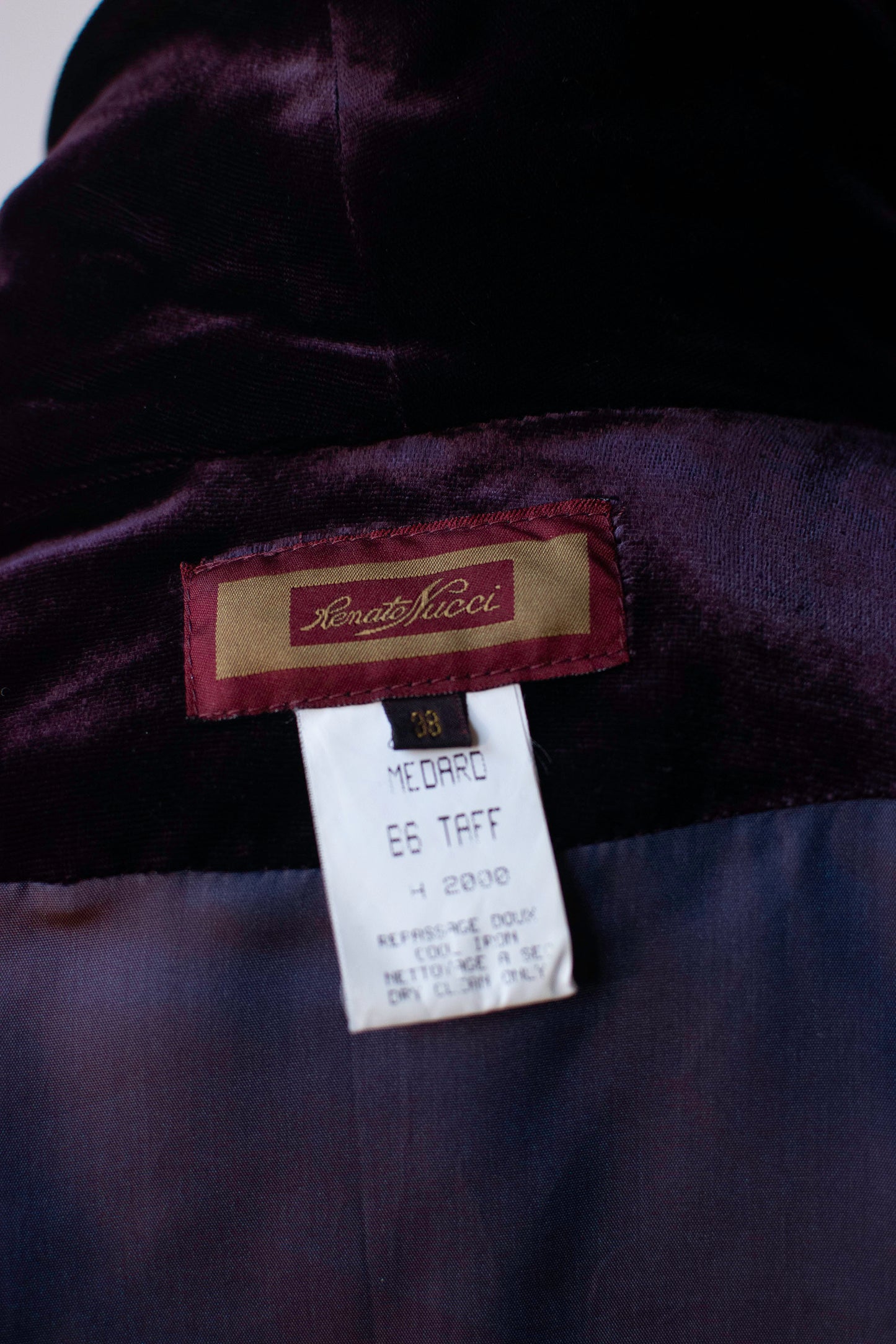 Silk + Velvet Coat | Renato Nucci