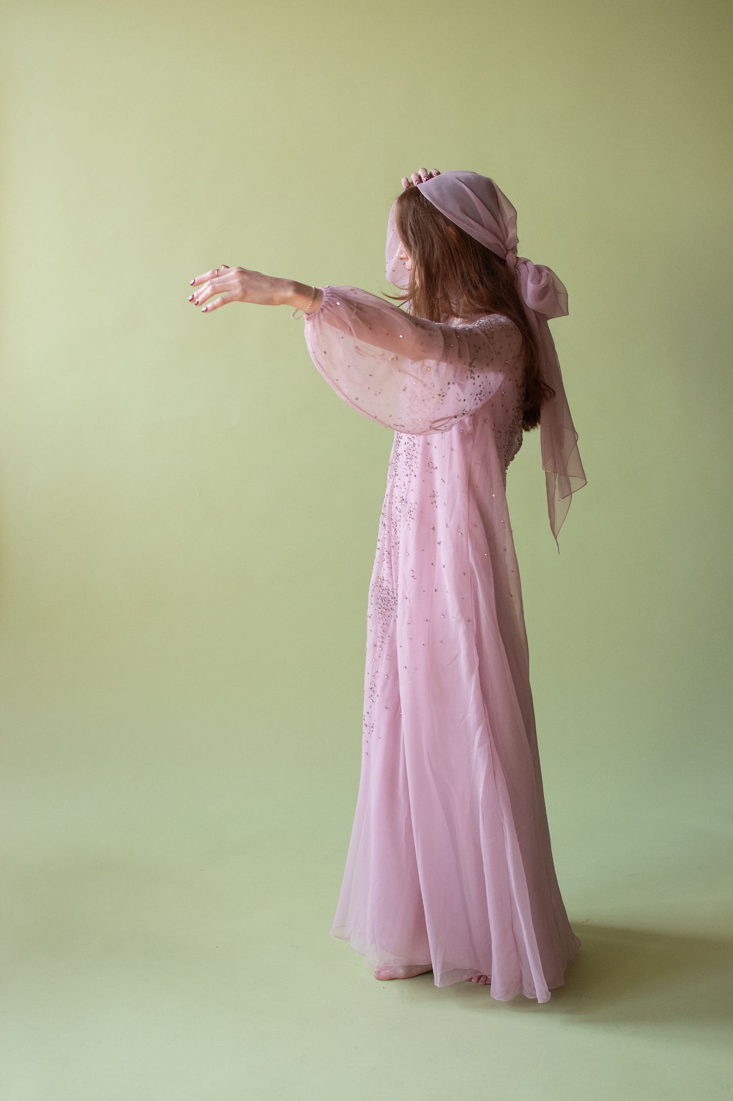 1970s Chiffon Dress | Malcolm Starr