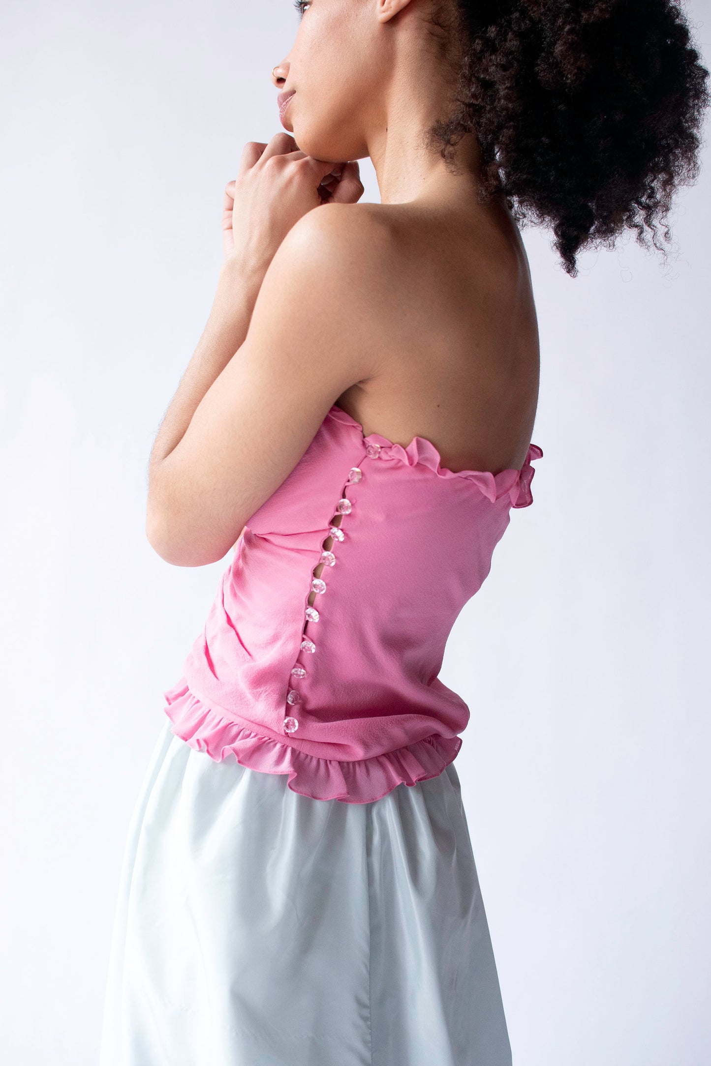 Pink Silk Top | Tuleh SS 2004