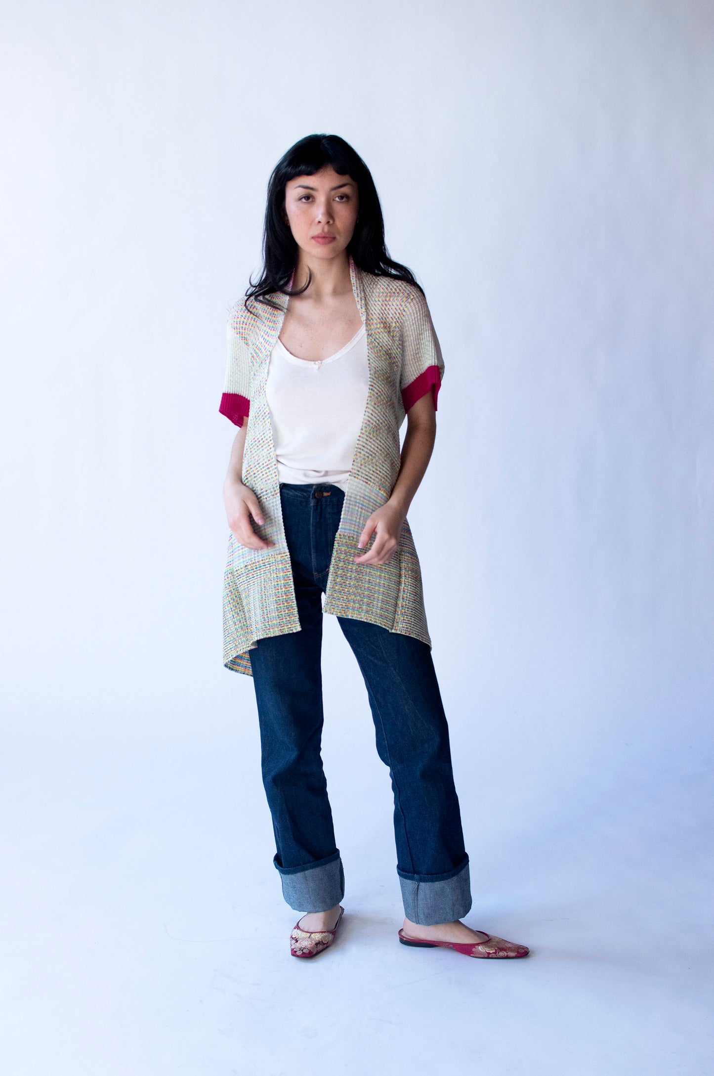 Technicolor Pleated Jacket | Issey Miyake