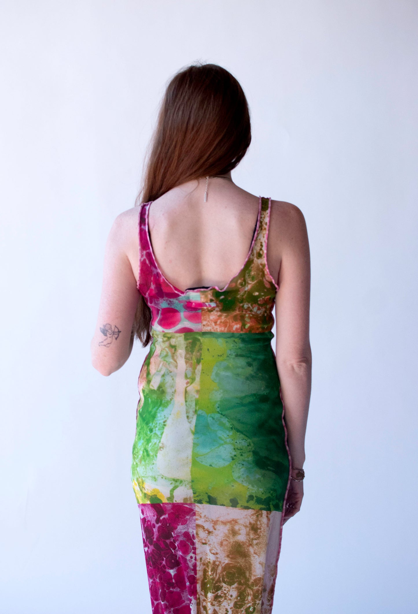 Bacteria Print Mesh Dress | Jean Paul Gaultier SS 2000