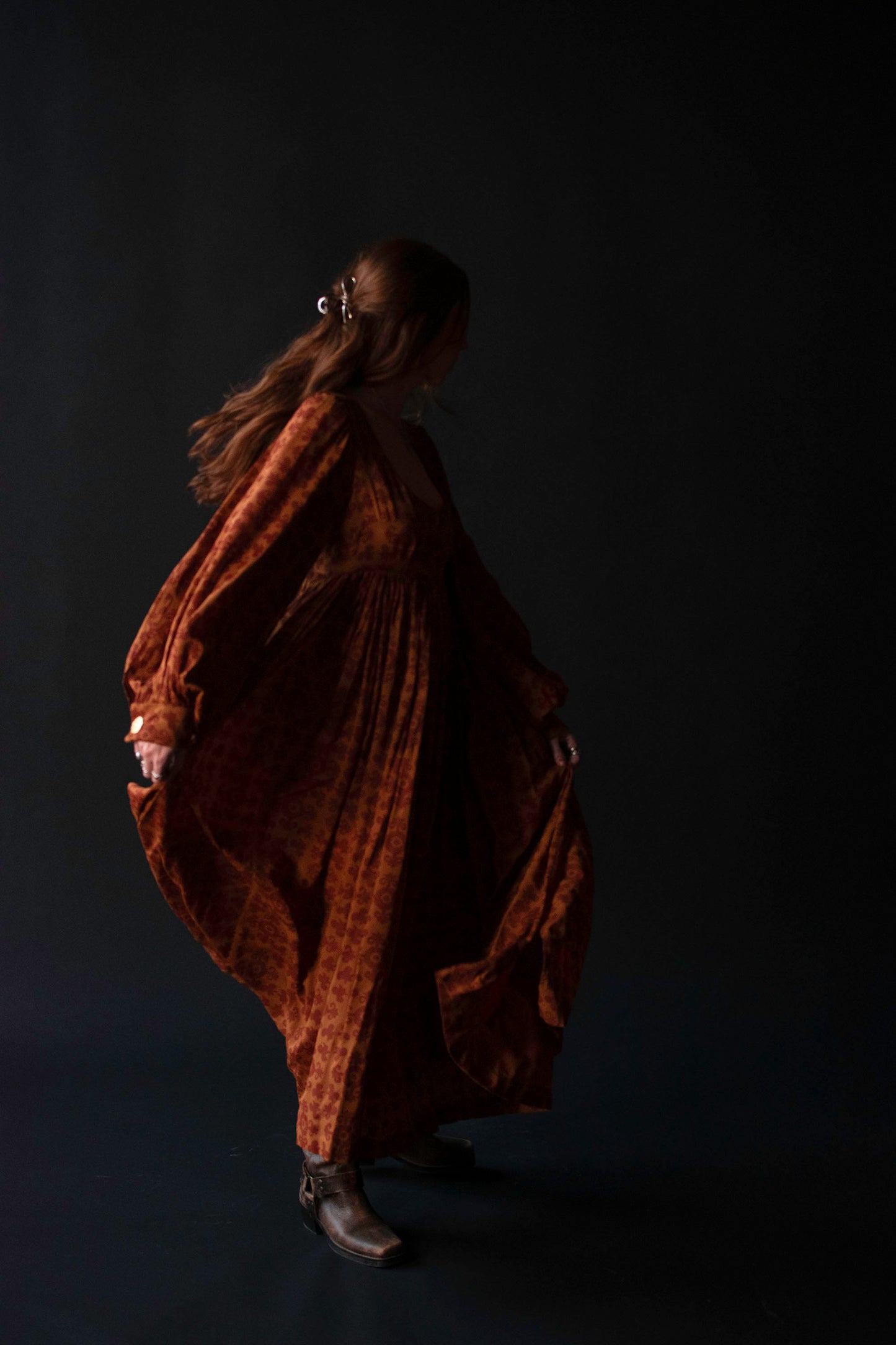 Silk Bishop Sleeve Dress | Todd Oldham FW 1993