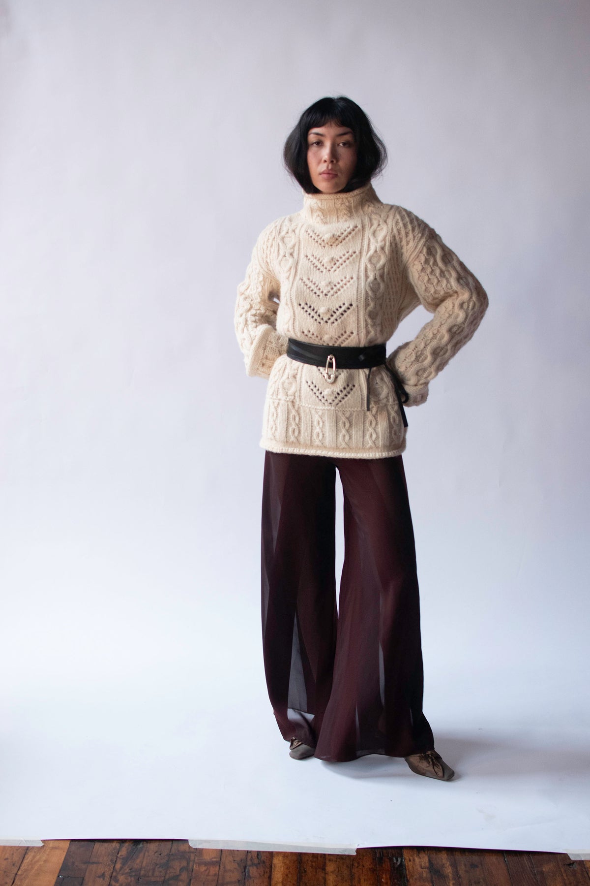 Cable Knit Sweater | Jean Paul Gaultier