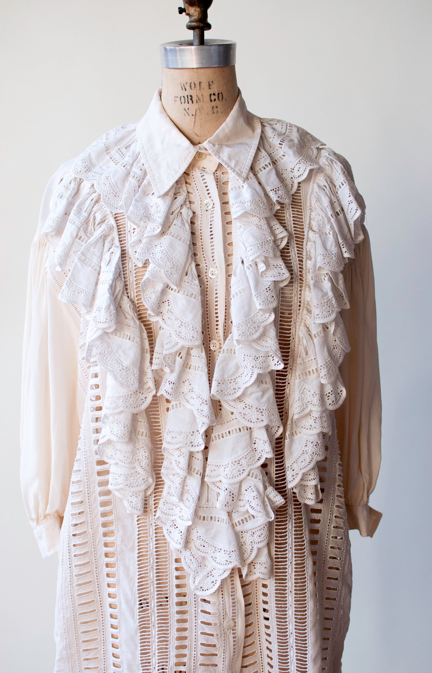 Ruffled Silk Blouse | Gianfranco Ferre