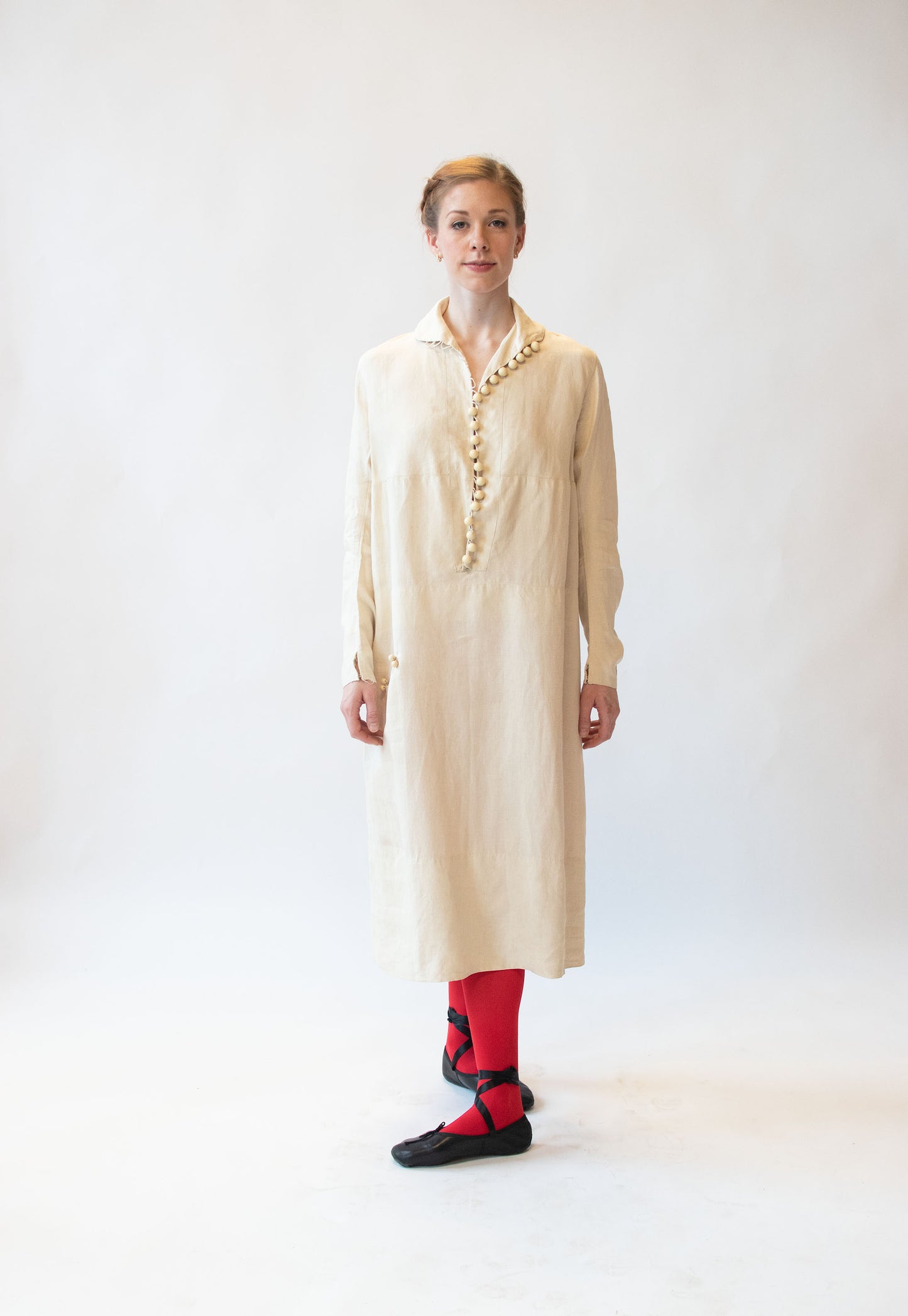 1920s Linen Dress