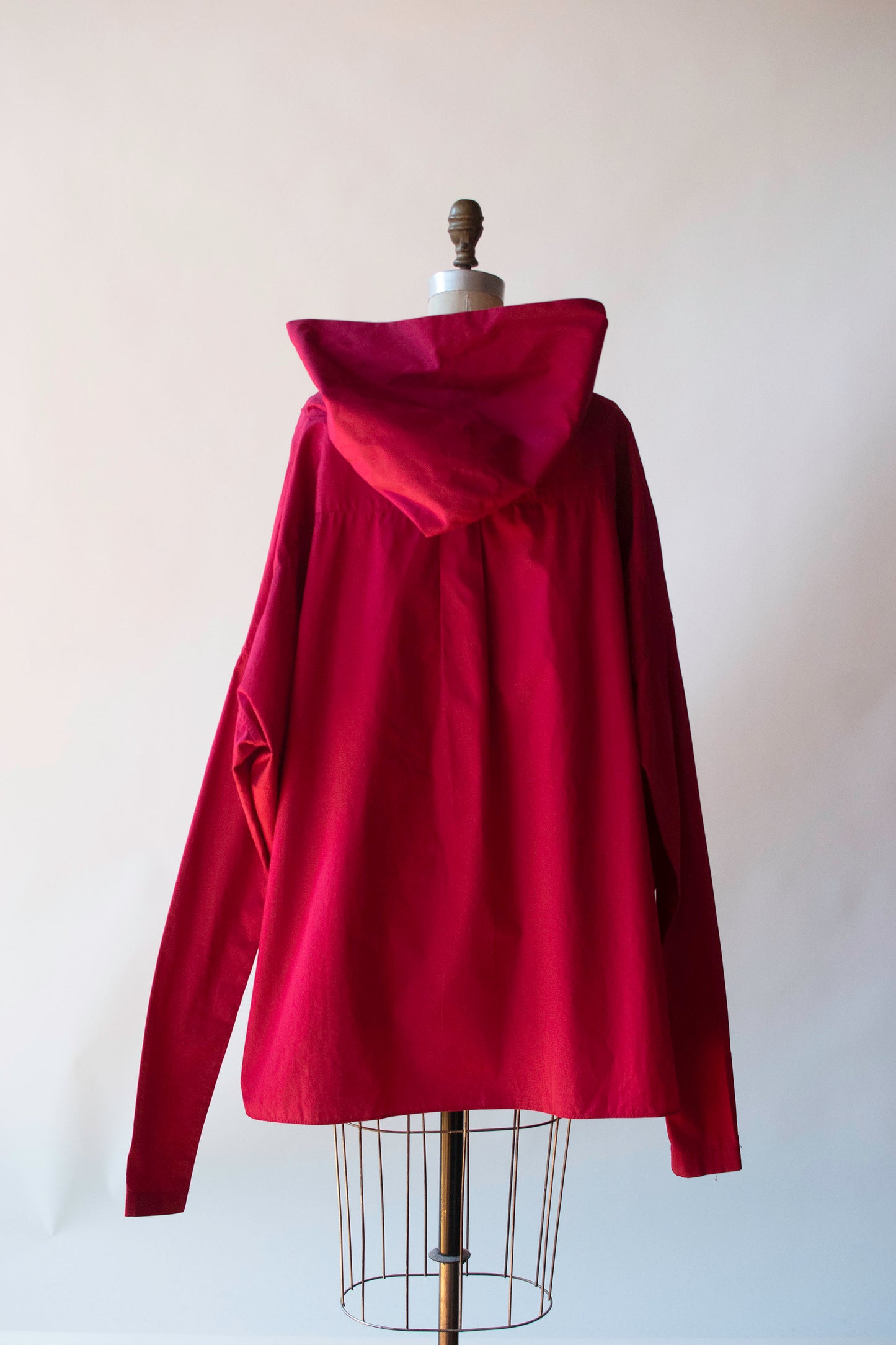 Raspberry Hooded Tunic | Romeo Gigli 1991