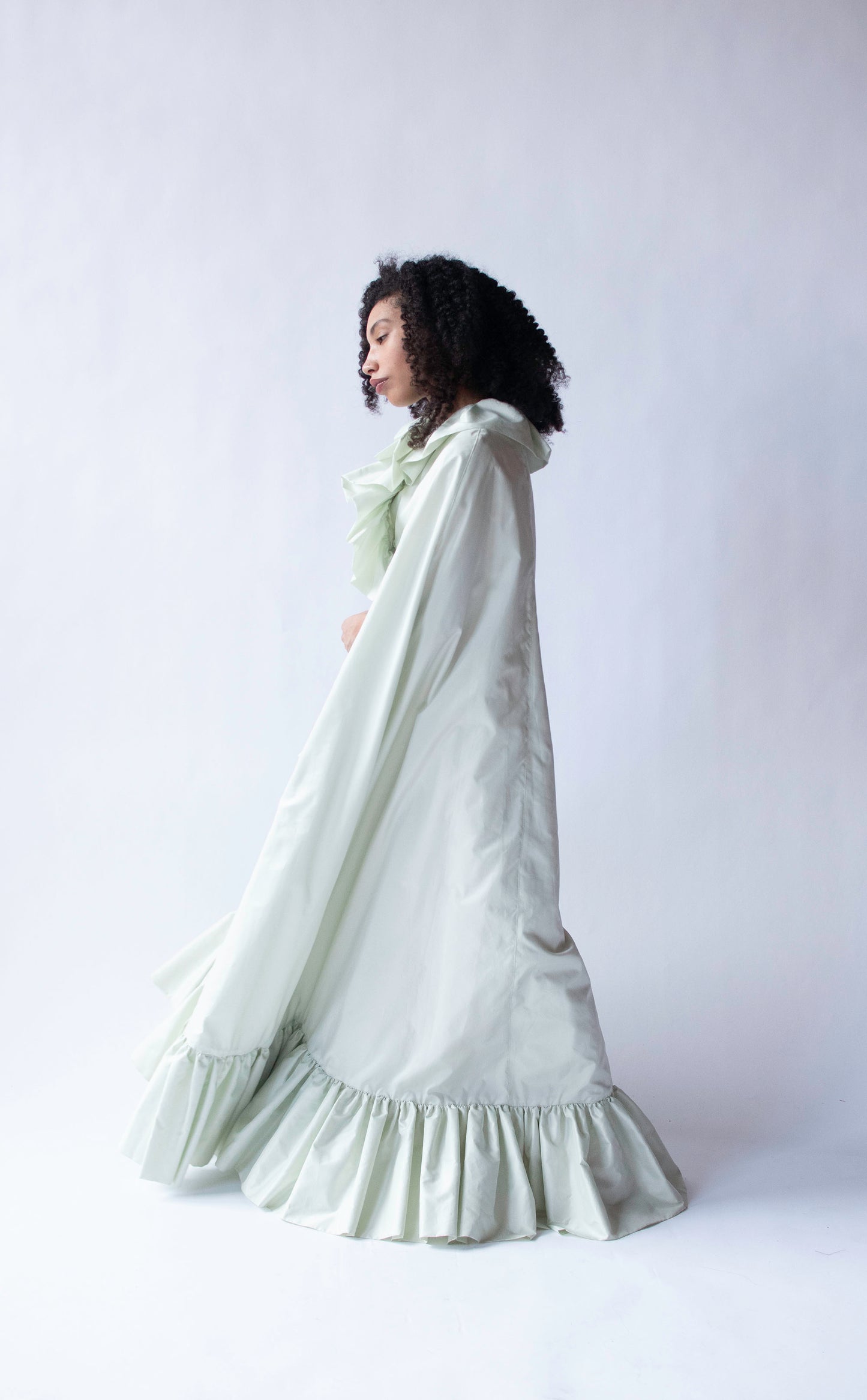 Pale Mint Opera Coat | Donald Brooks for Main Street