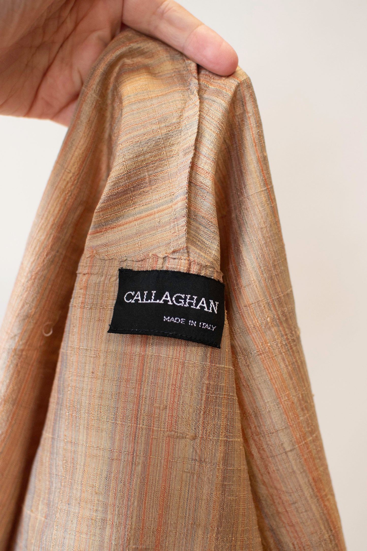 Straw Silk Wrap Top | Romeo Gigli for Callaghan