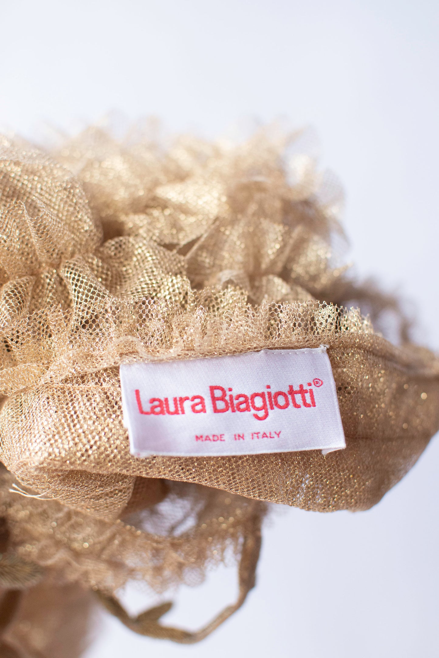 RESERVED Ruffled Tulle Dress | Laura Biagiotti SS 1996