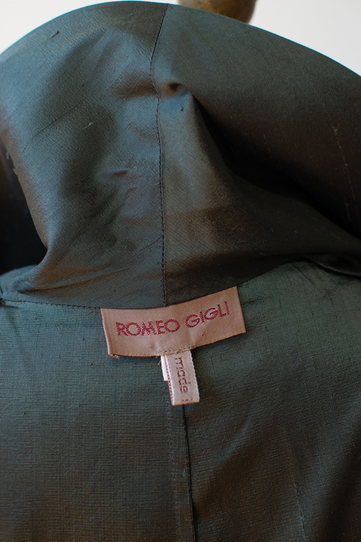 Slate Silk Coat | Romeo Gigli SS 1990