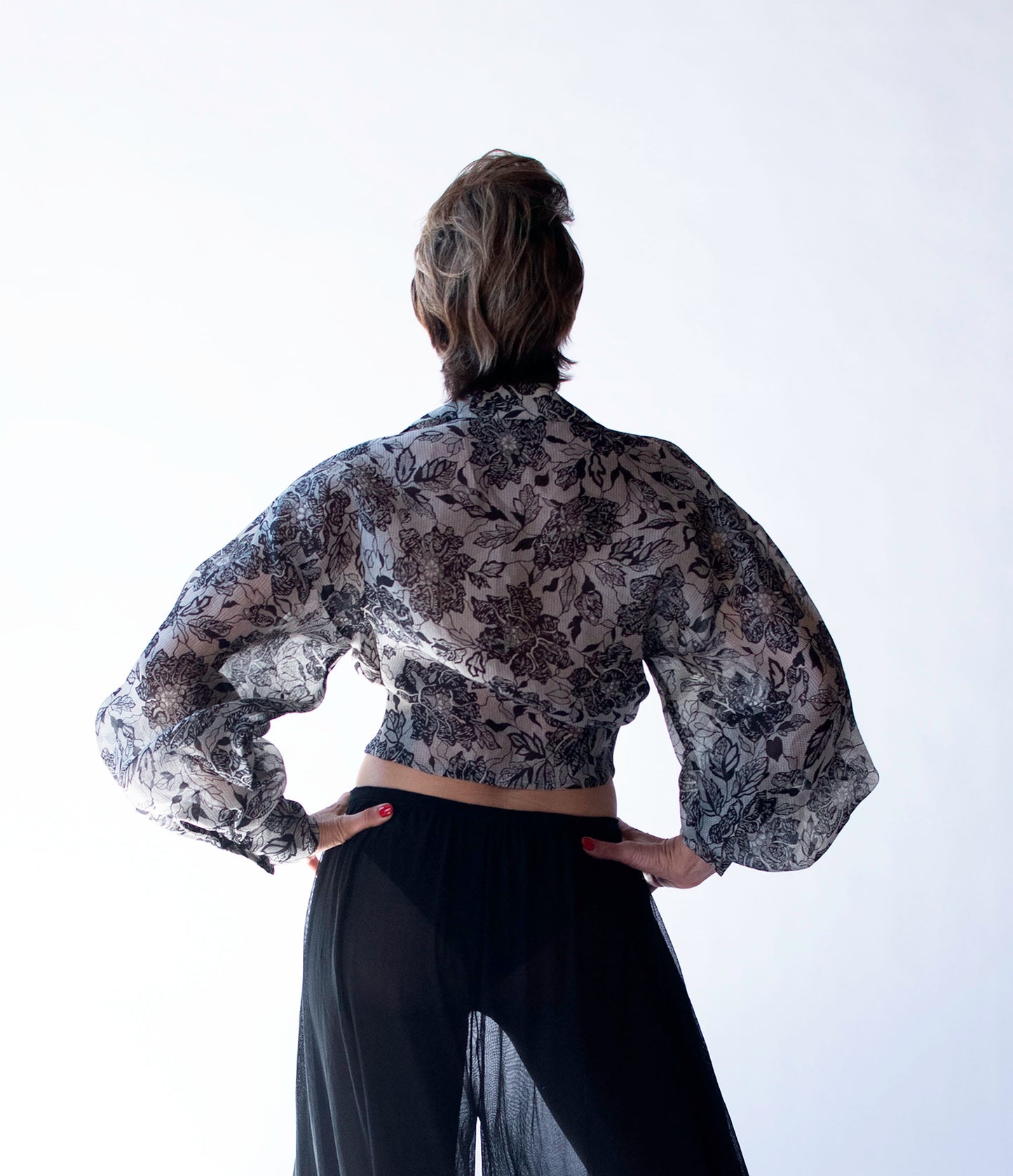 Floral Print Blouse | Perry Ellis