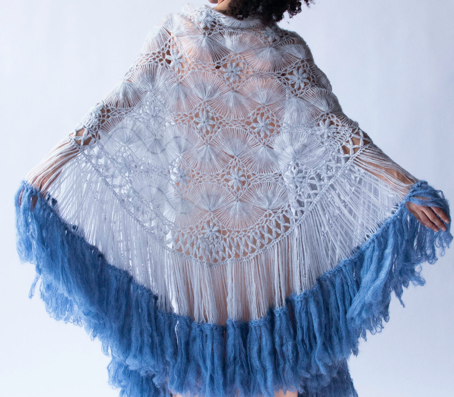 Pale Blue Shawl | Jacque d' Aubres