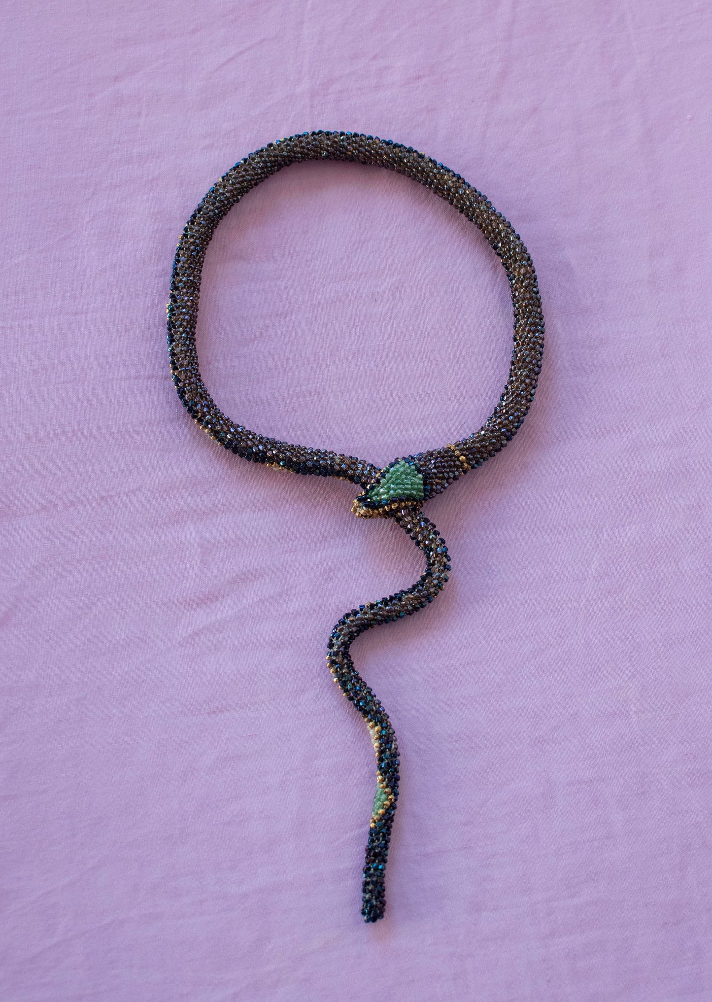 Bead Crochet Sake | Oil Slick Diamond