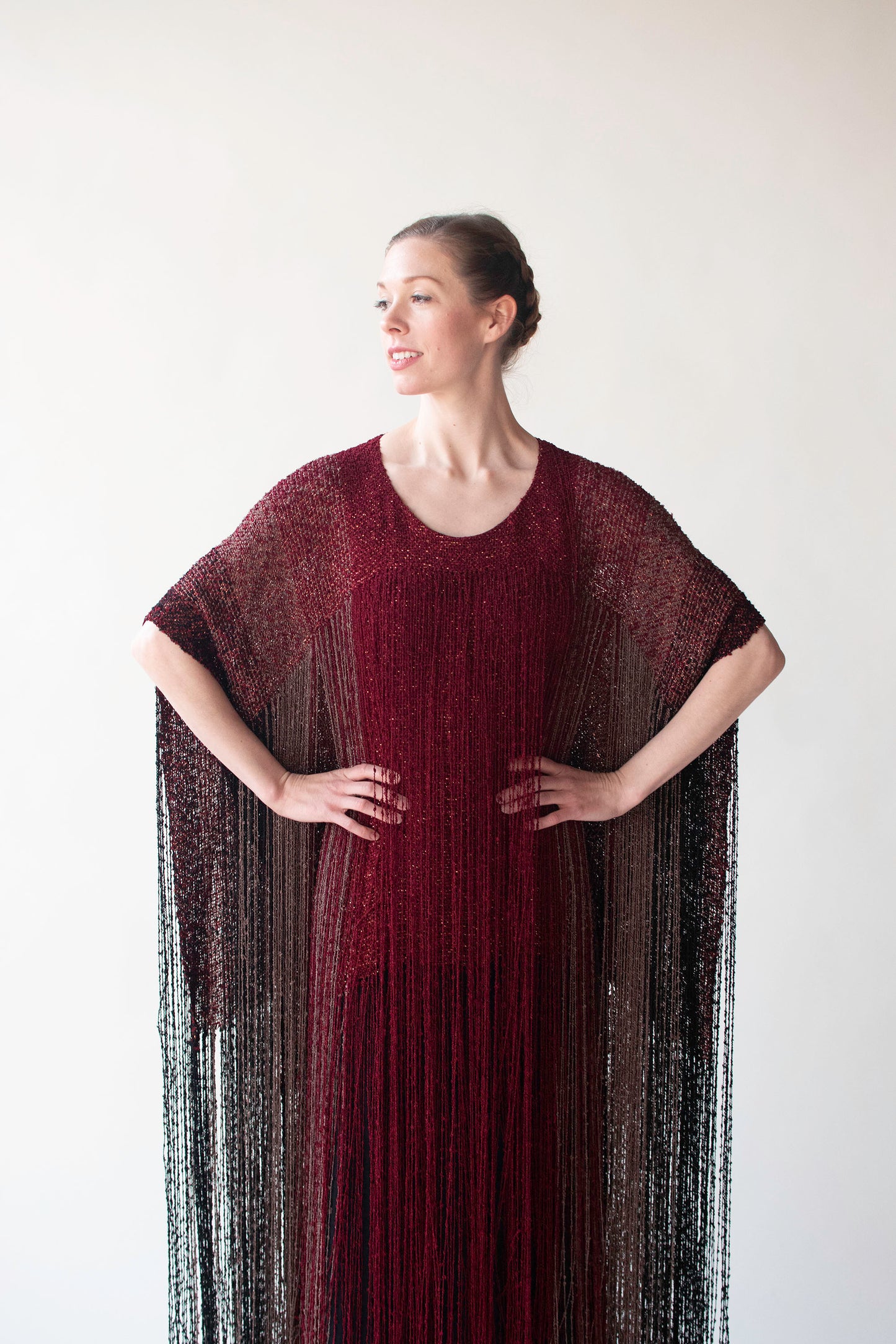 Hand Woven Poncho | Crane Day