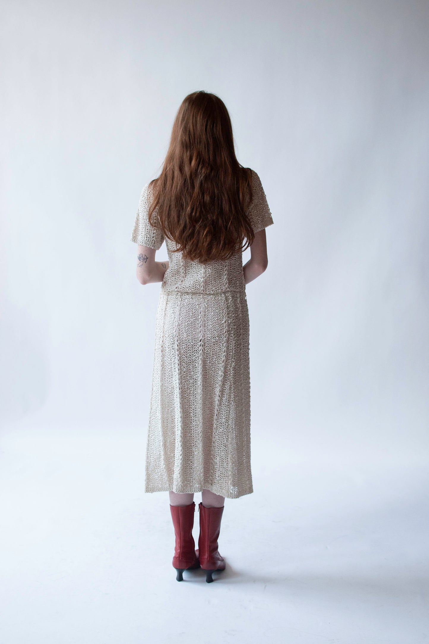 Irish Linen Dress w/ Shawl | Pallas