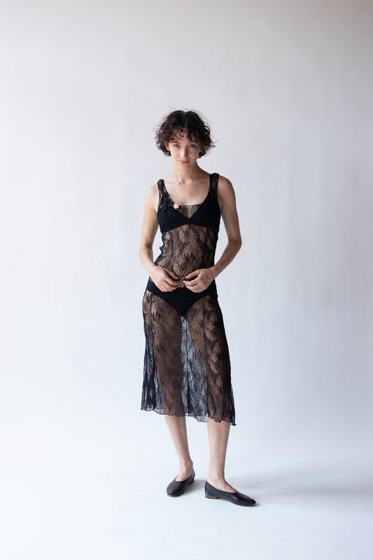Black Lace Dress | Anna Molinari