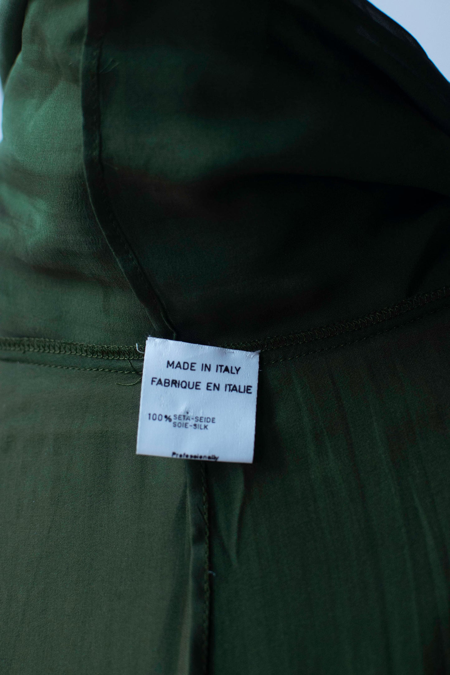 1990s Green Chiffon Top |  Complice by Dolce & Gabbana