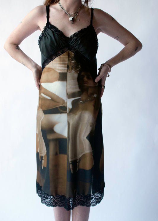 Lingerie Print Dress | Moschino