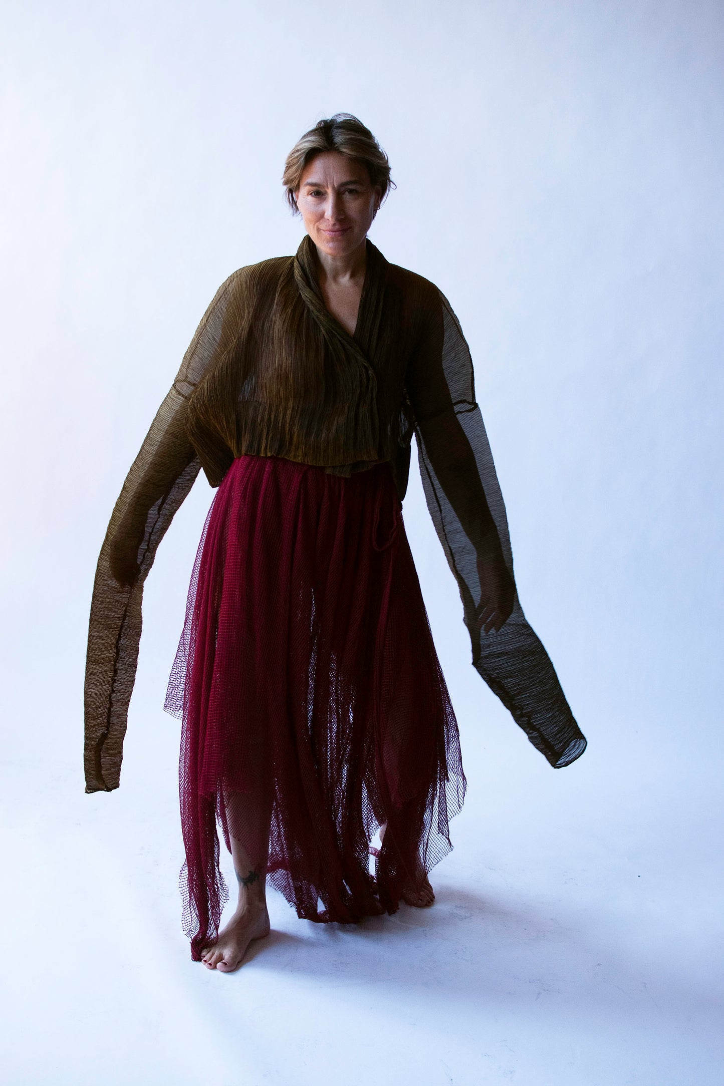 Net Skirt | Romeo Gigli