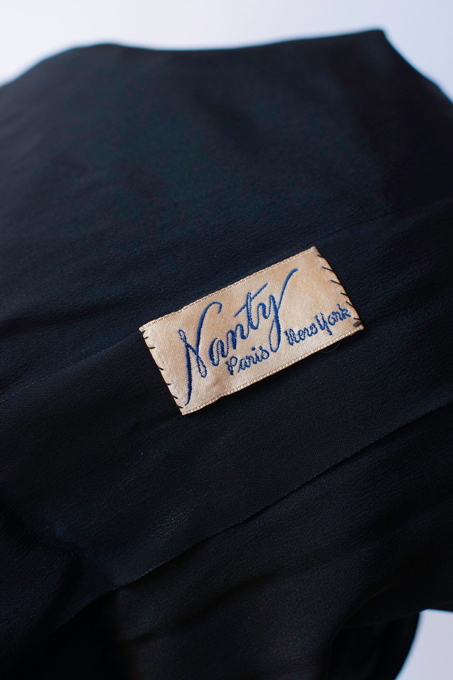 1950s Gathered Chiffon Dress | Nanty