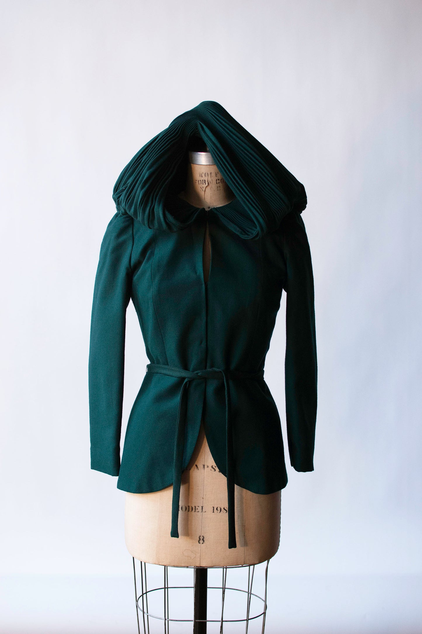 Hooded Green Jacket | Thea Porter