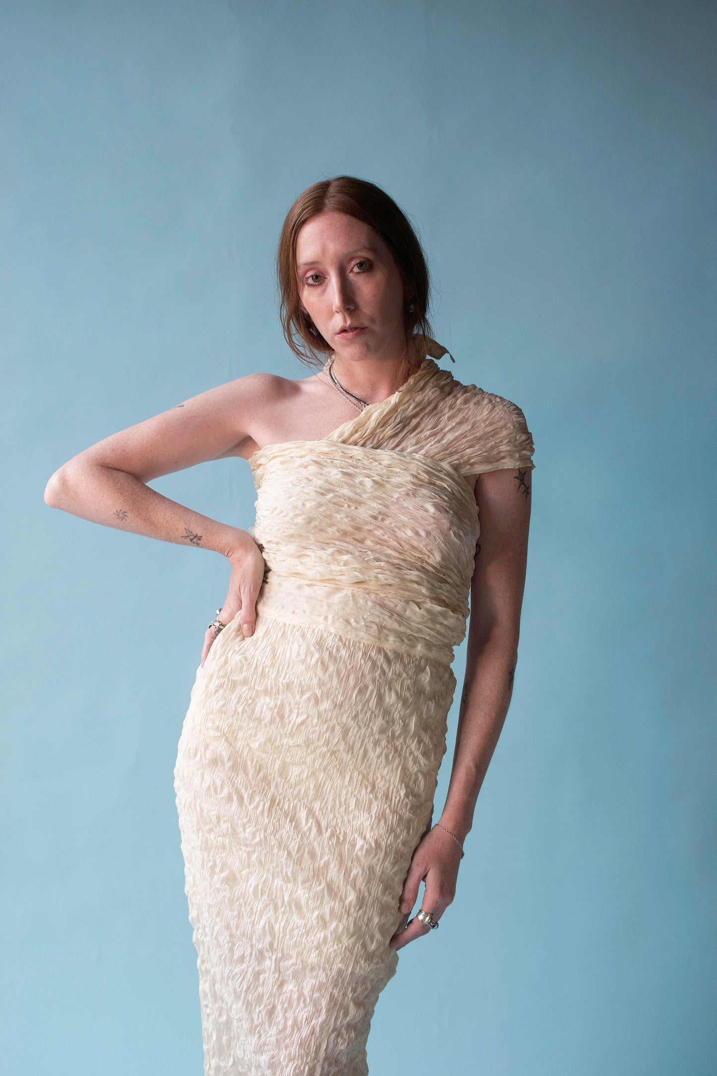 Plisse Convertible Dress / Skirt | Romeo Gigli SS 1994