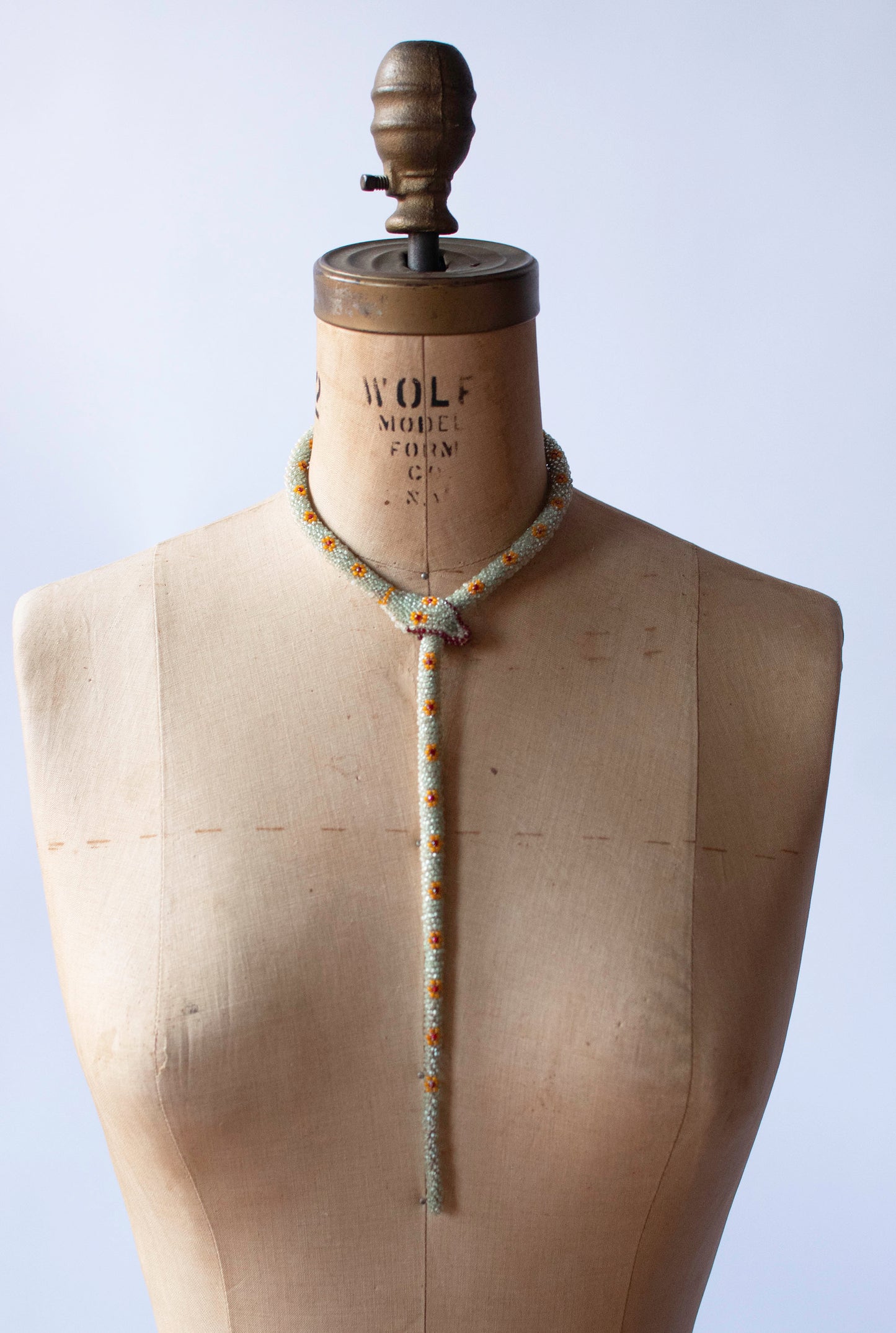 Bead Crochet Snake | Mint Flower