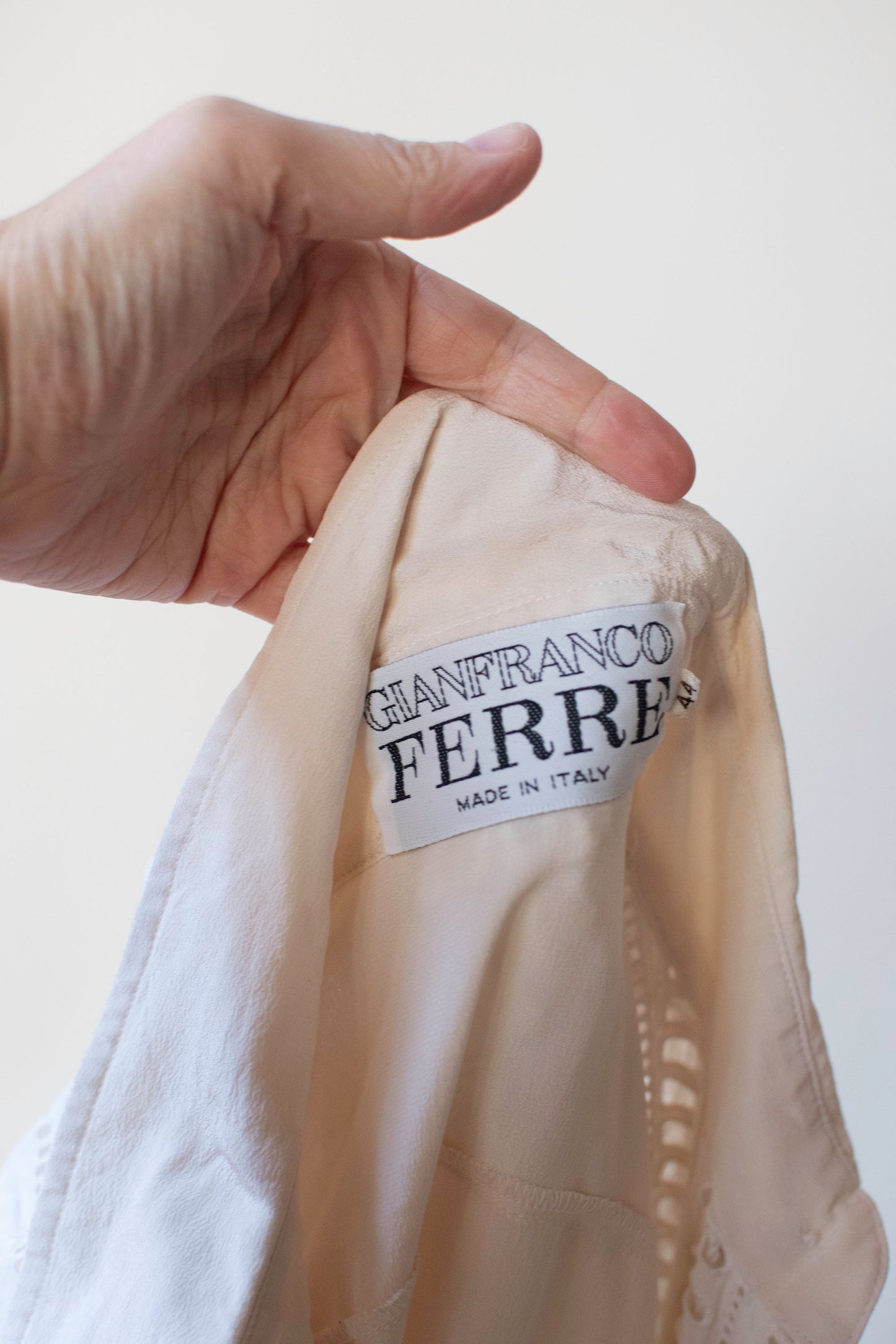 Ruffled Silk Blouse | Gianfranco Ferre