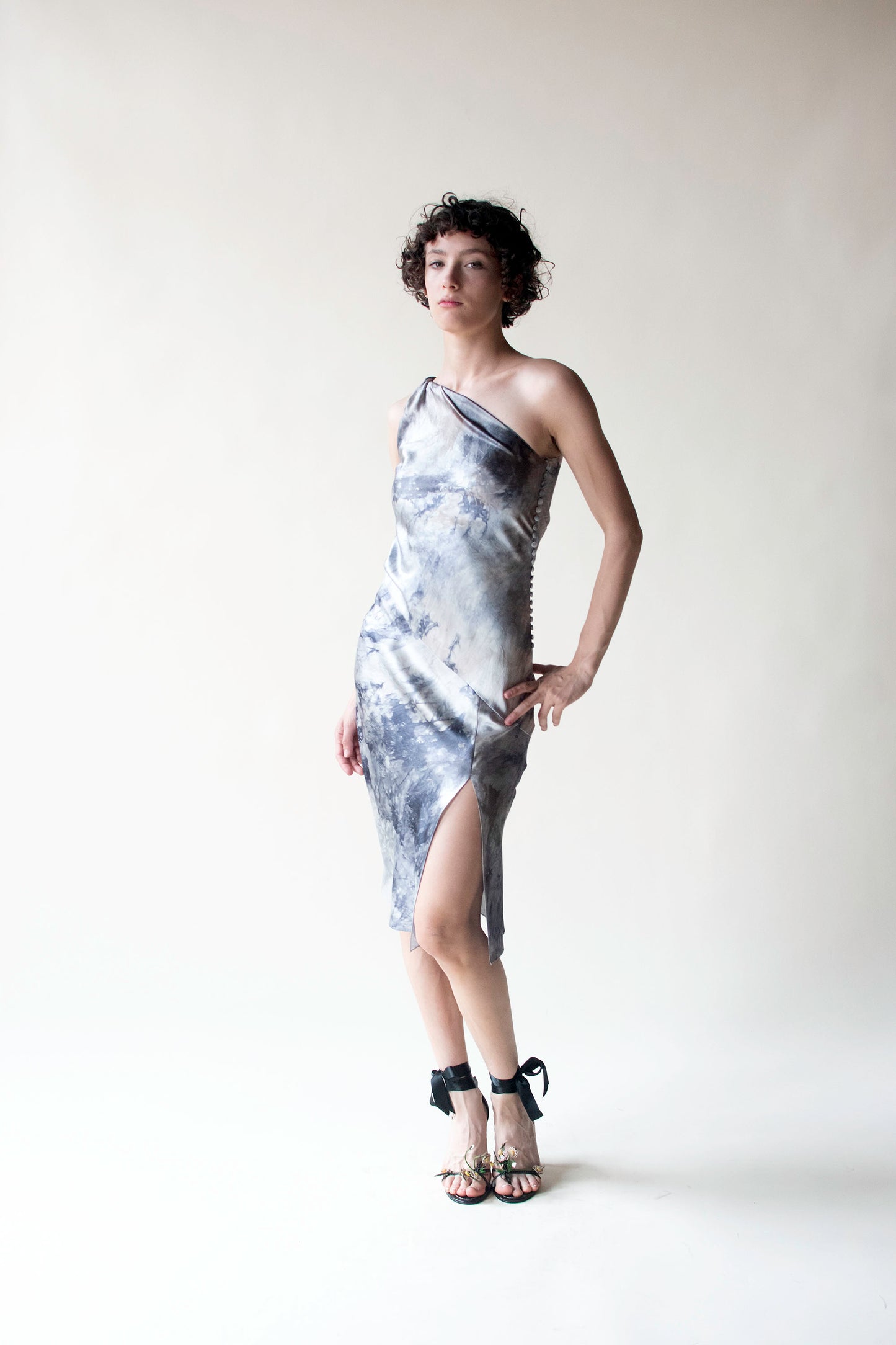 galliano bias cut dress John Galliano - Evening dress - French