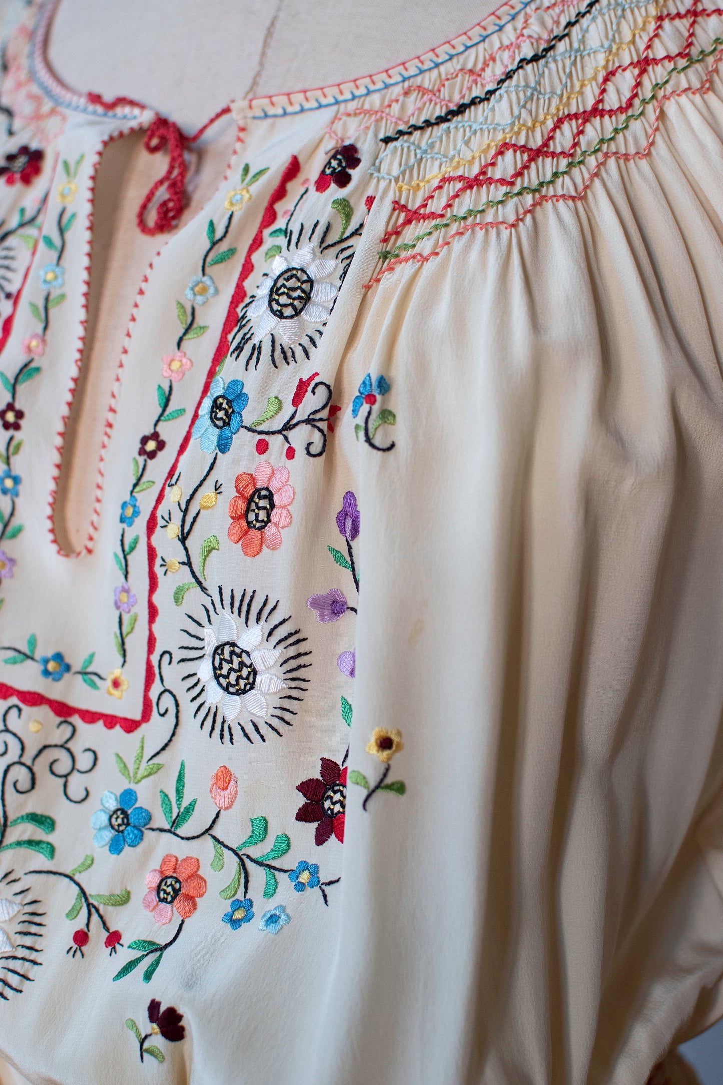 Embroidered Silk Dress | Norma Kamali