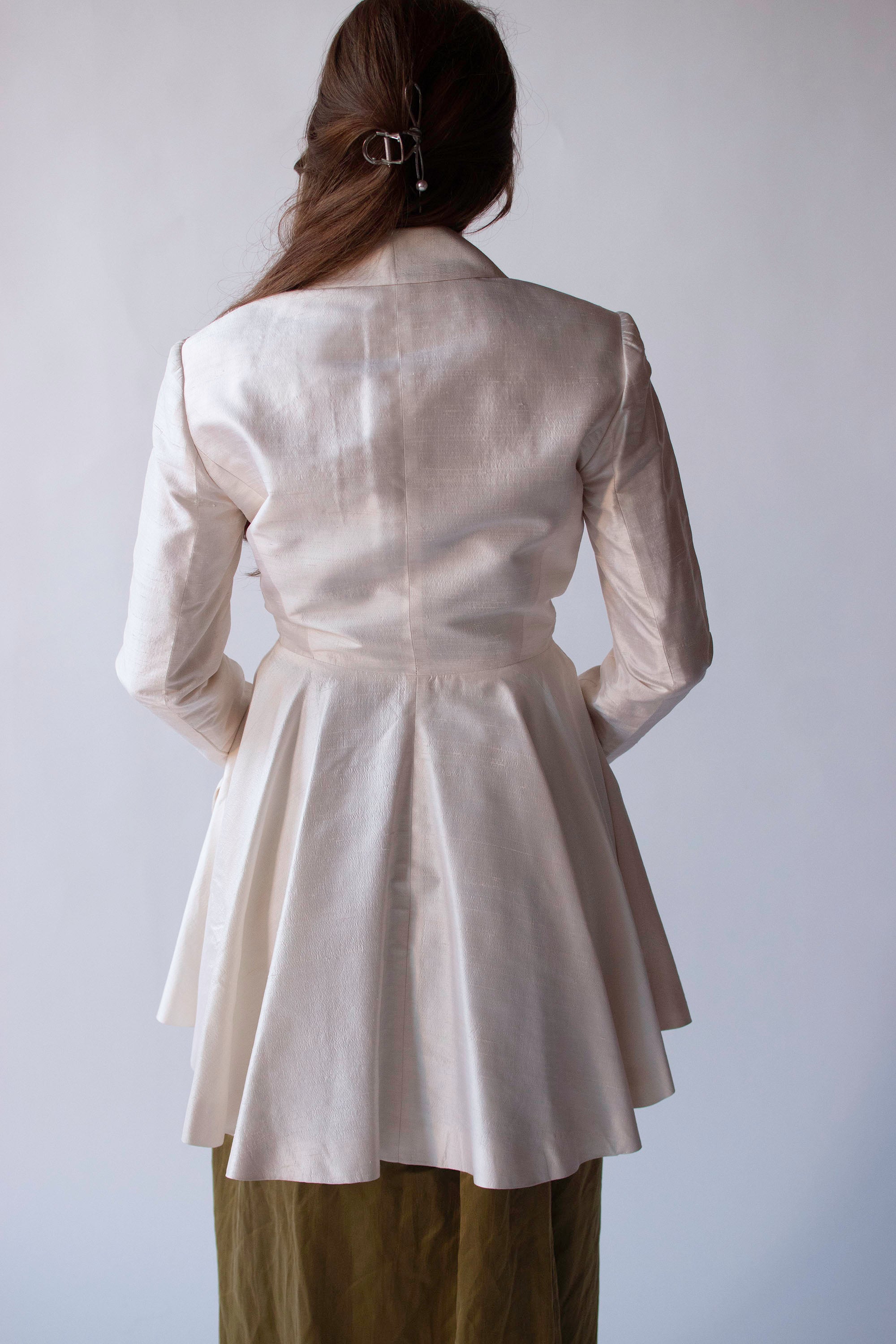 完売品【maisonspecial】Satin Peplum Jacket 完売品【maisonspecial