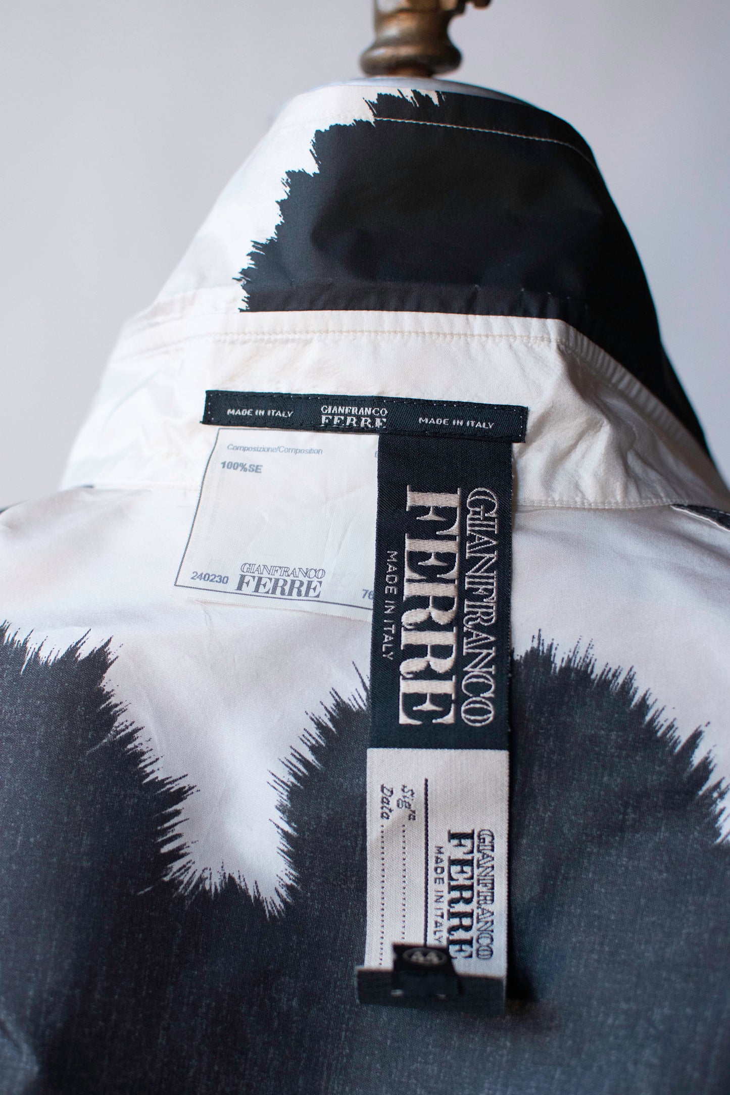 Silk Cow Print Pants Set | Gianfranco Ferré