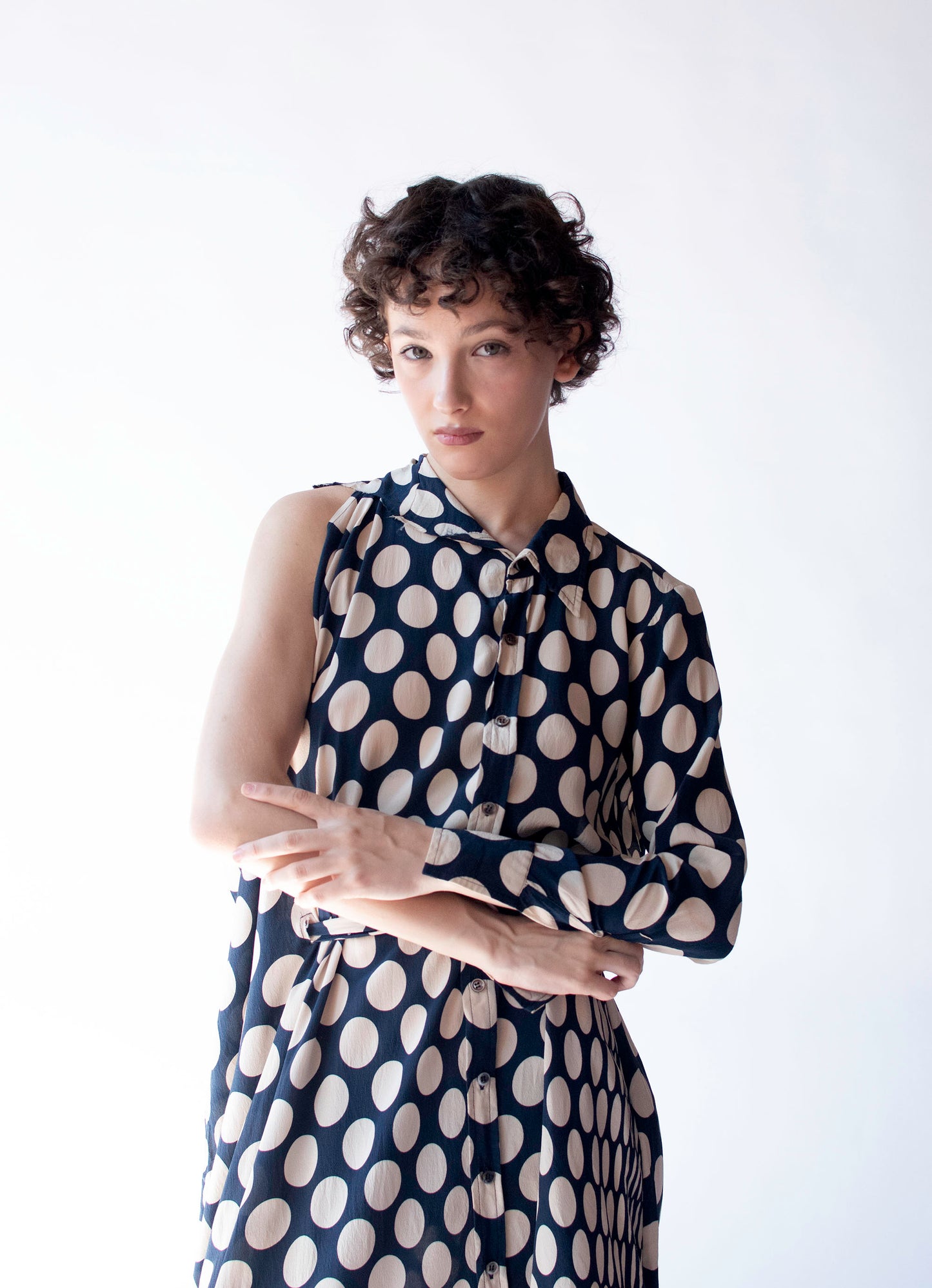 Asymmetrical Polka Dot Dress | Maison Margiela SS 2006