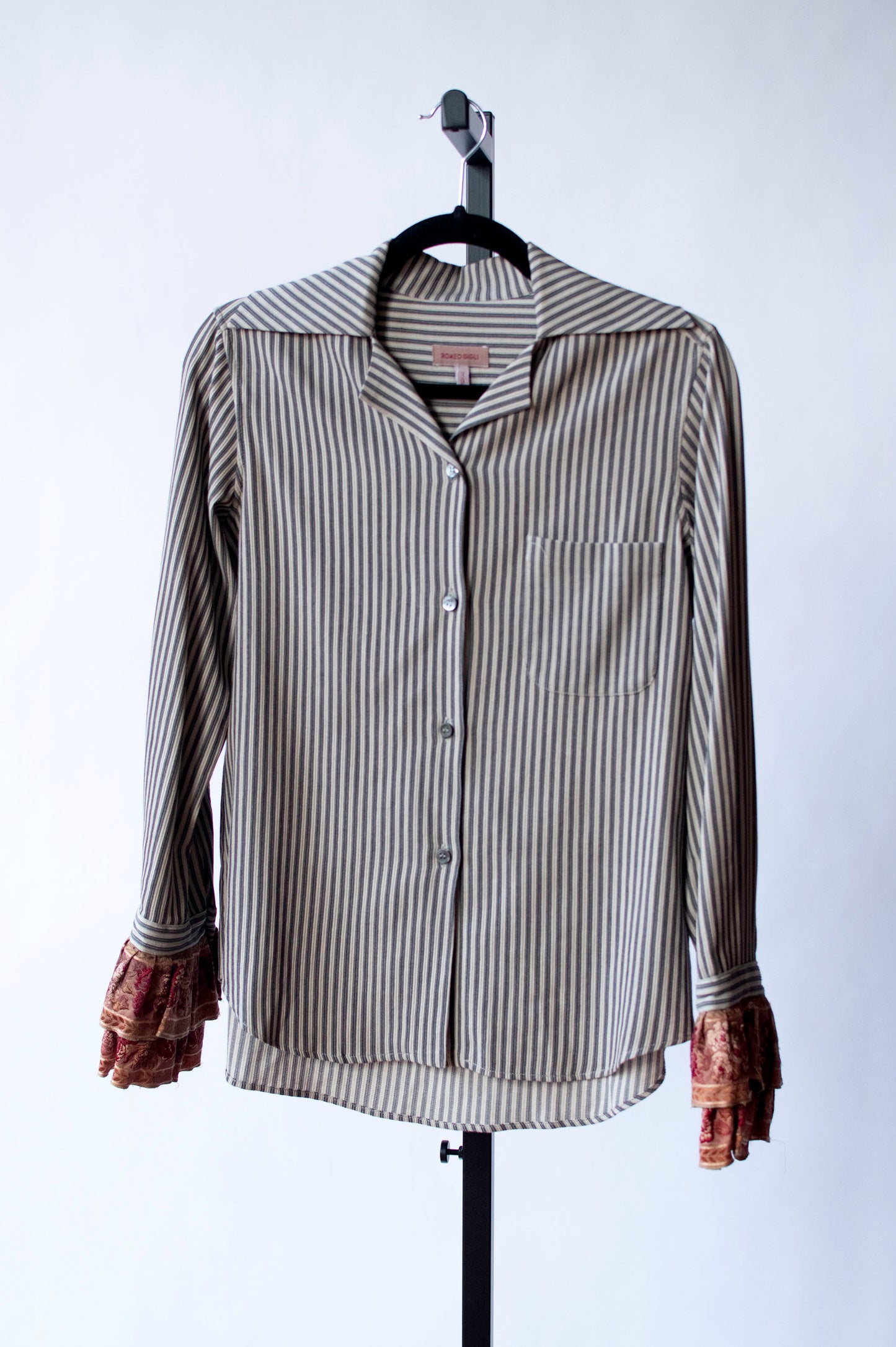Ruffle Cuff Shirt | Romeo Gigli