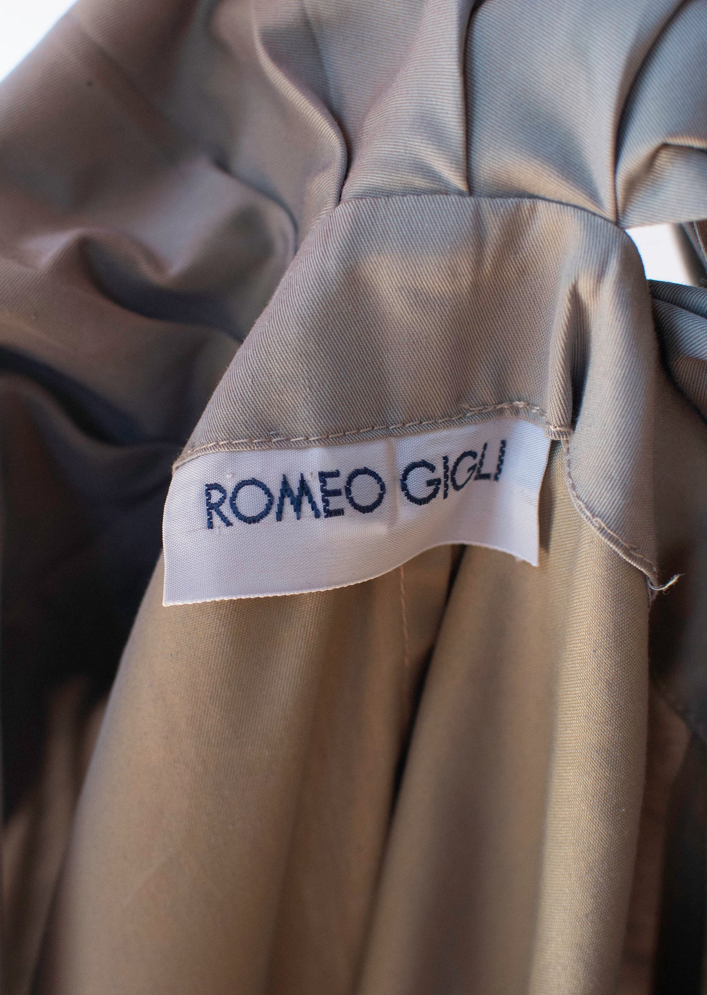 Dove Gray Jacket | Romeo Gigli Gray 1989