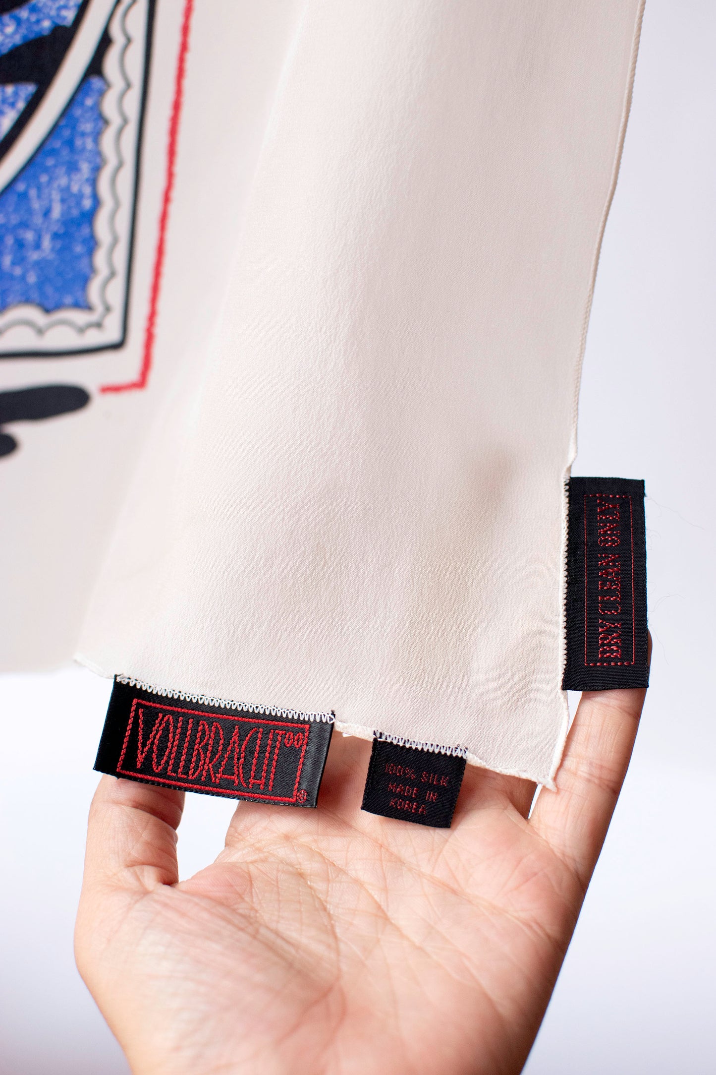 Printed Silk Scarf | Michael Vollbracht 1982