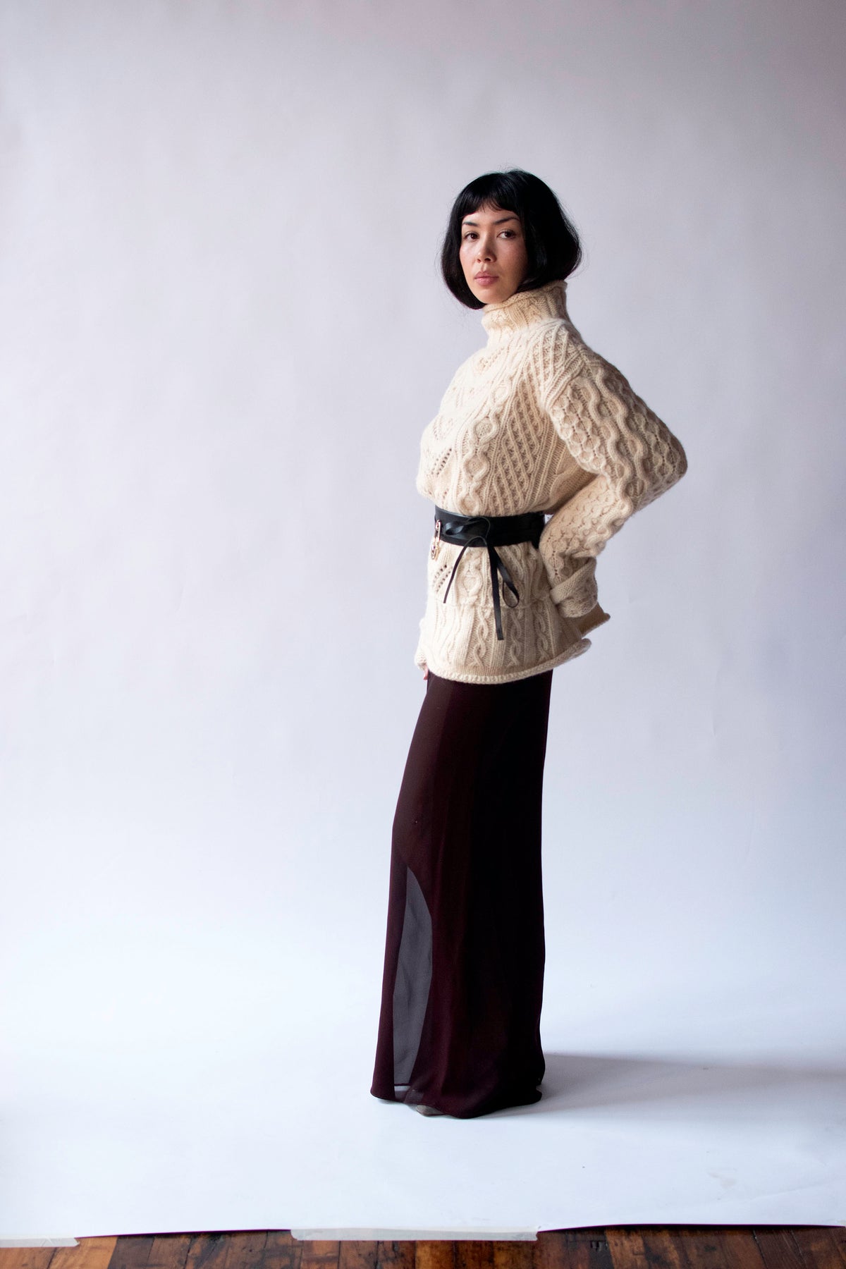 Cable Knit Sweater | Jean Paul Gaultier