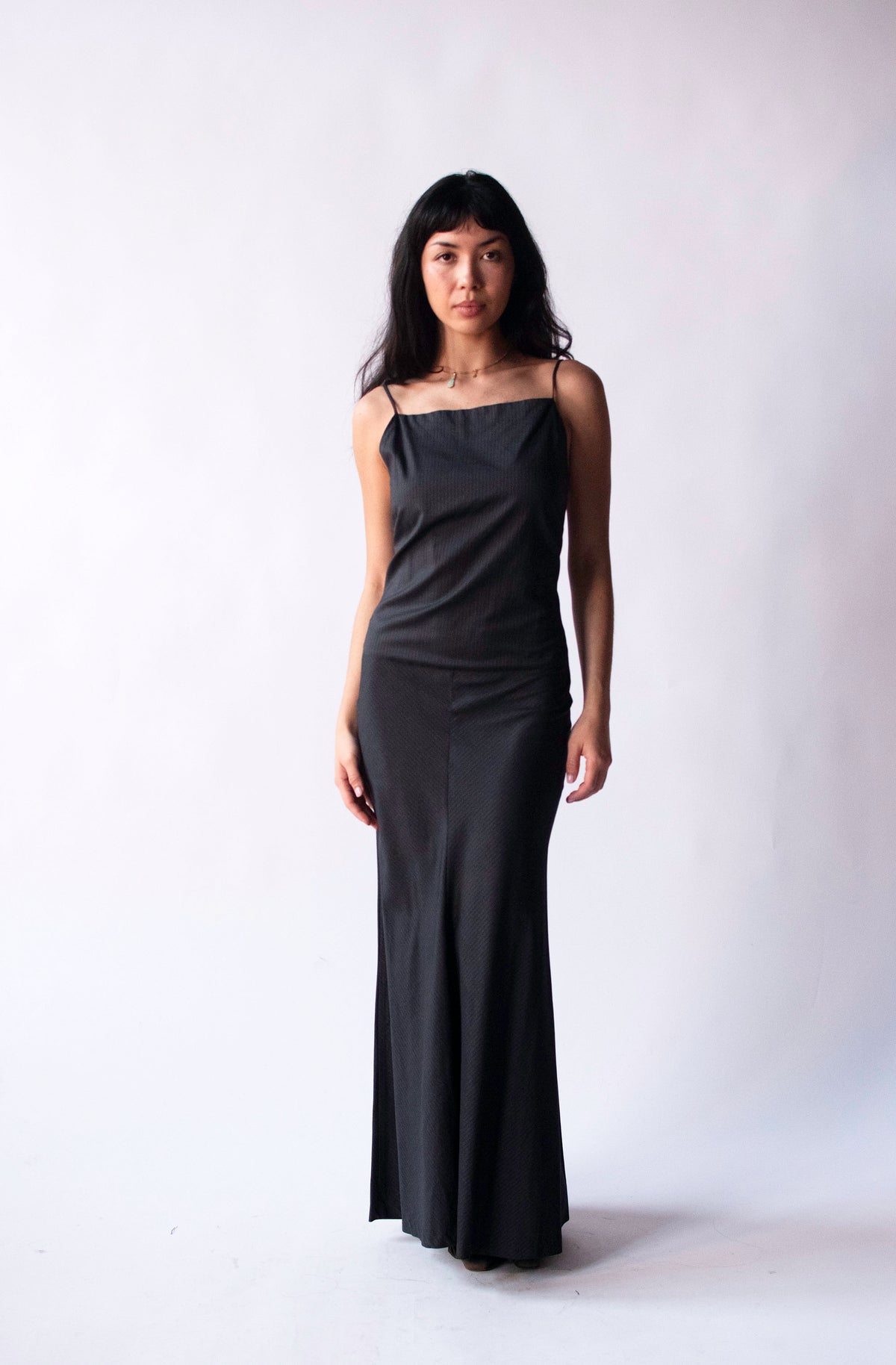 Pinstripe Dress | Romeo Gigli
