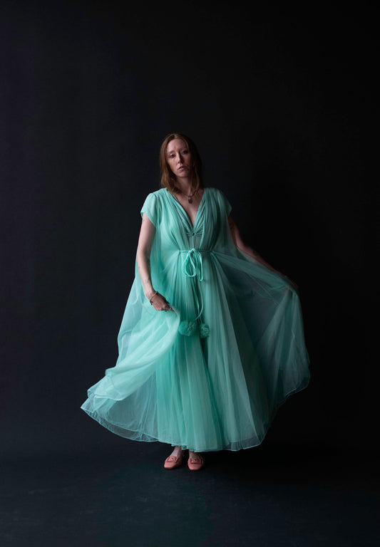 Mint Peignoir | Claire Sandra by Lucie Ann Beverly Hills