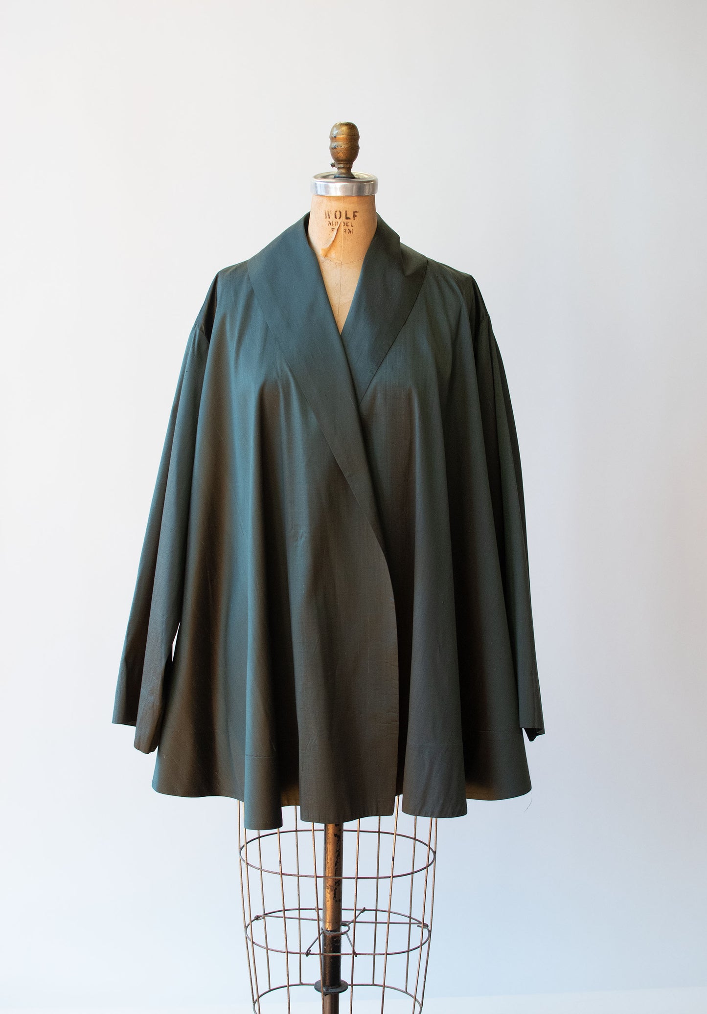 Slate Silk Coat | Romeo Gigli SS 1990