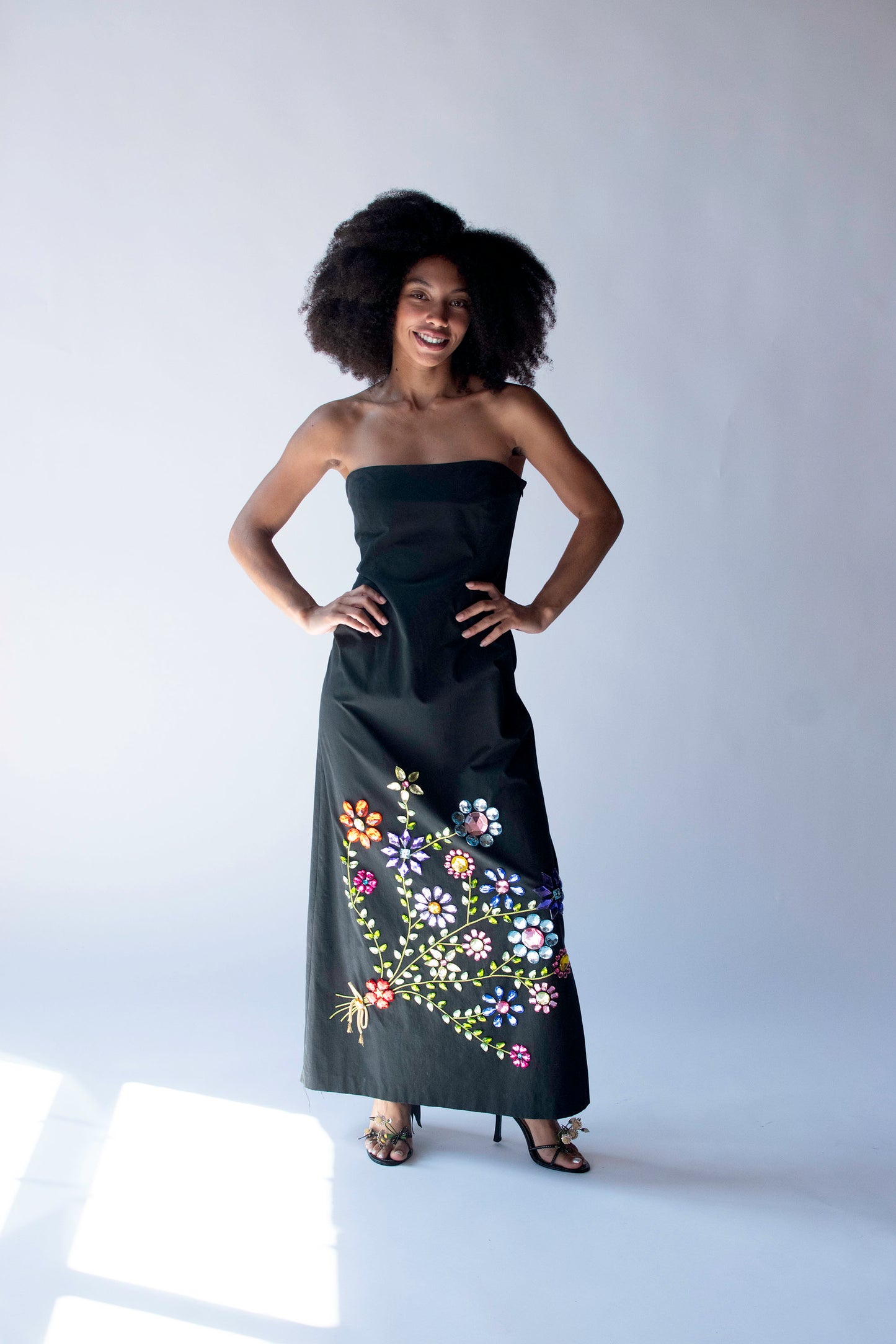 Rhinestone Bouquet Dress | Moschino Cheap & Chic SS 2001