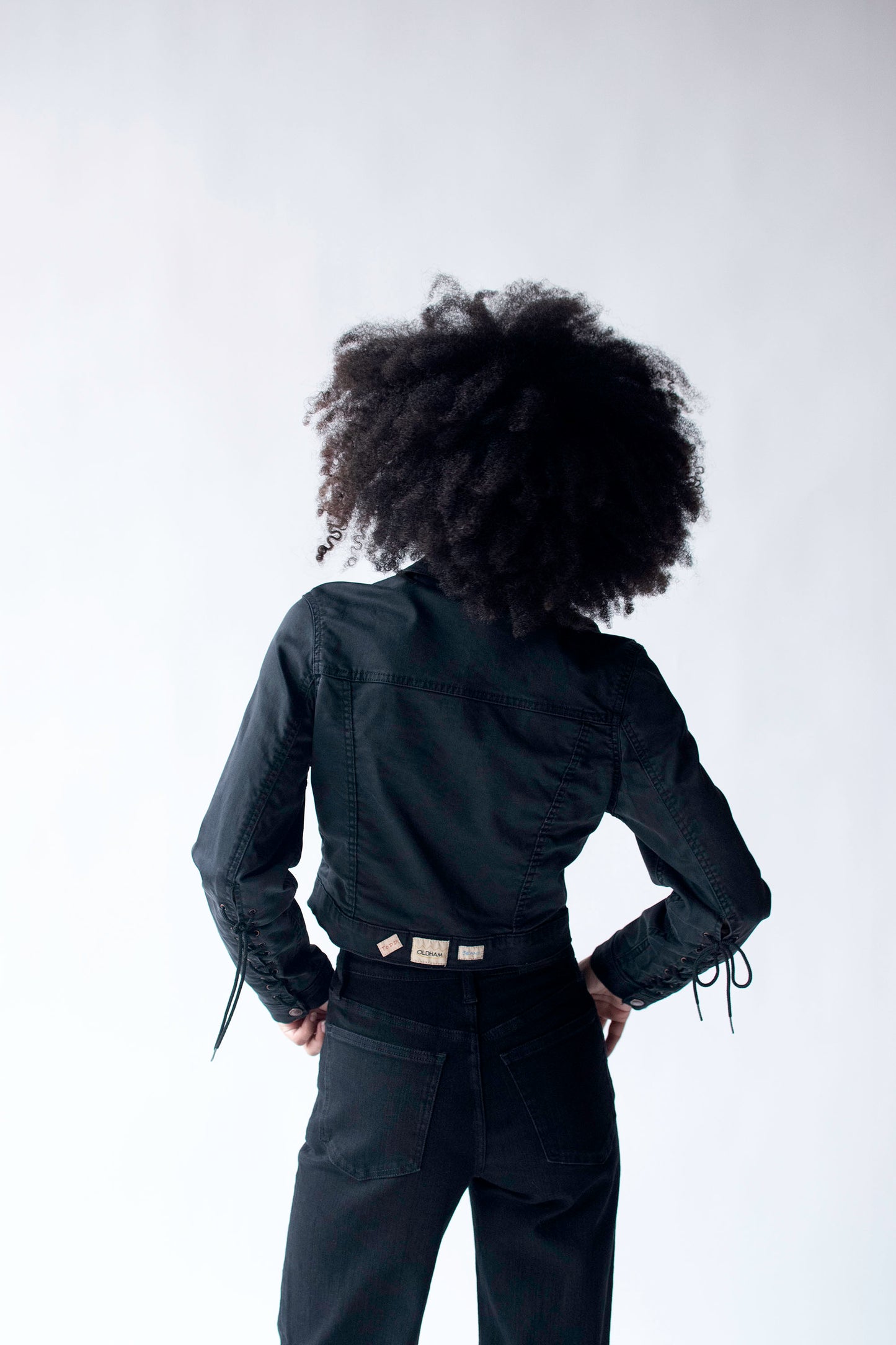 Black Denim Jacket | Todd Oldham Jeans