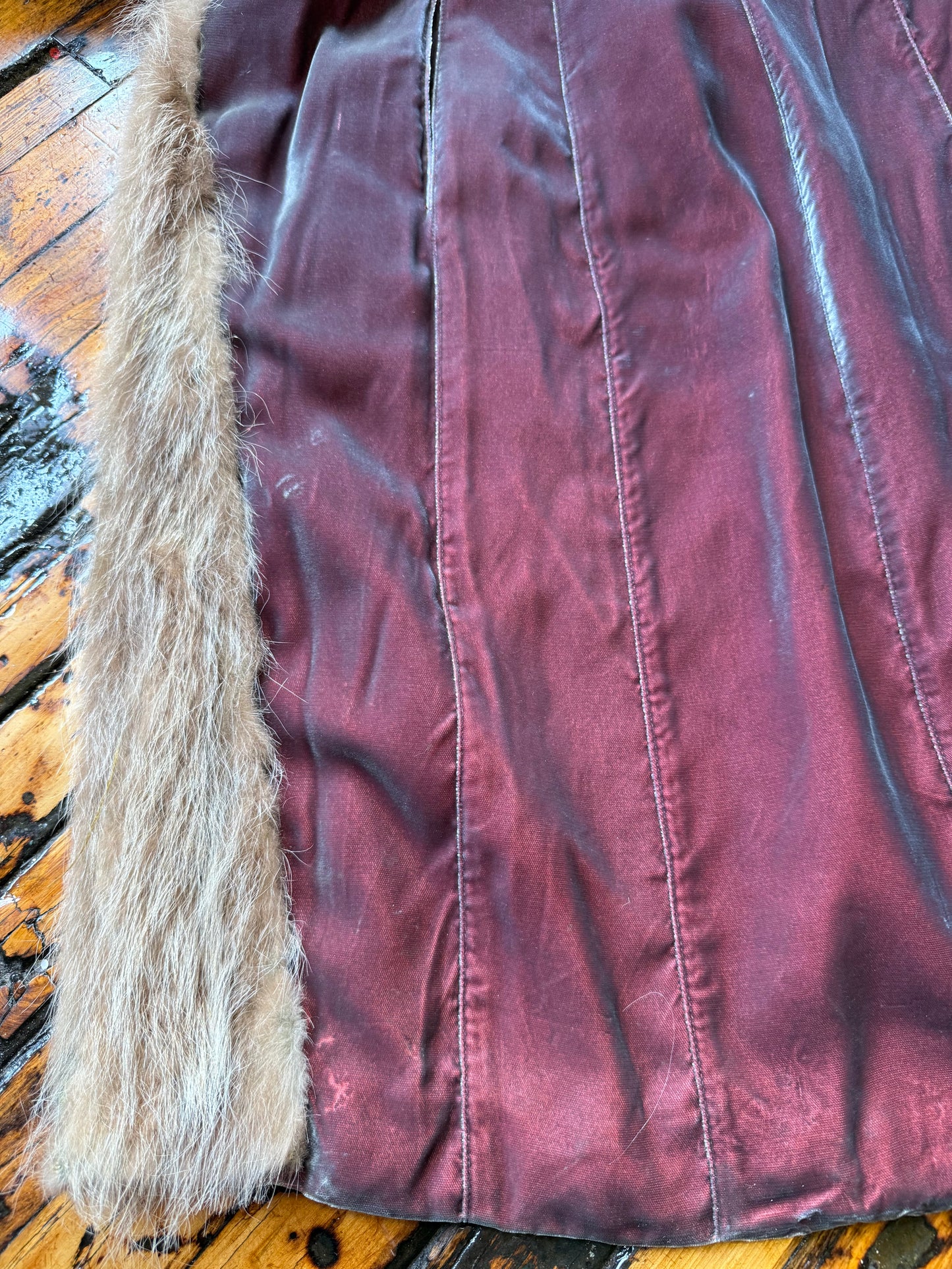 Velvet Coat w/ Fur Trim | Voyage Invest in the Original