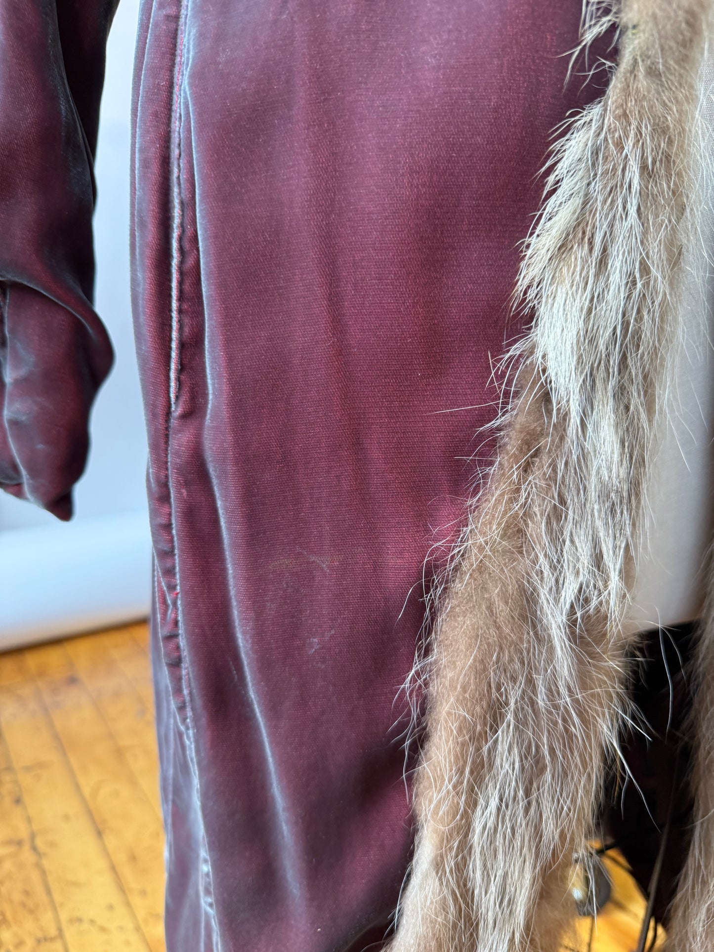 Velvet Coat w/ Fur Trim | Voyage Invest in the Original