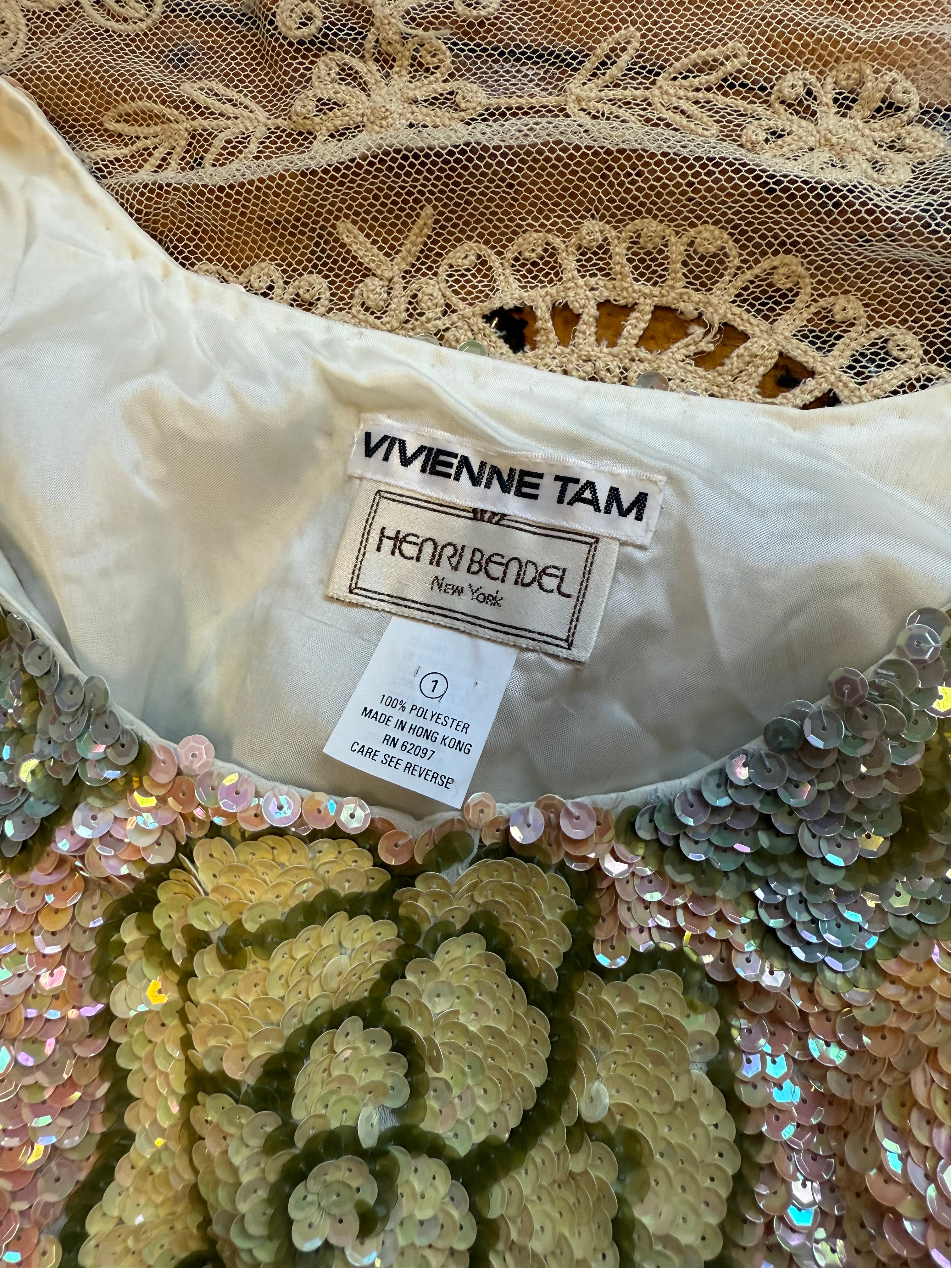 Sequin Top | Vivienne Tam – Female Hysteria Vintage